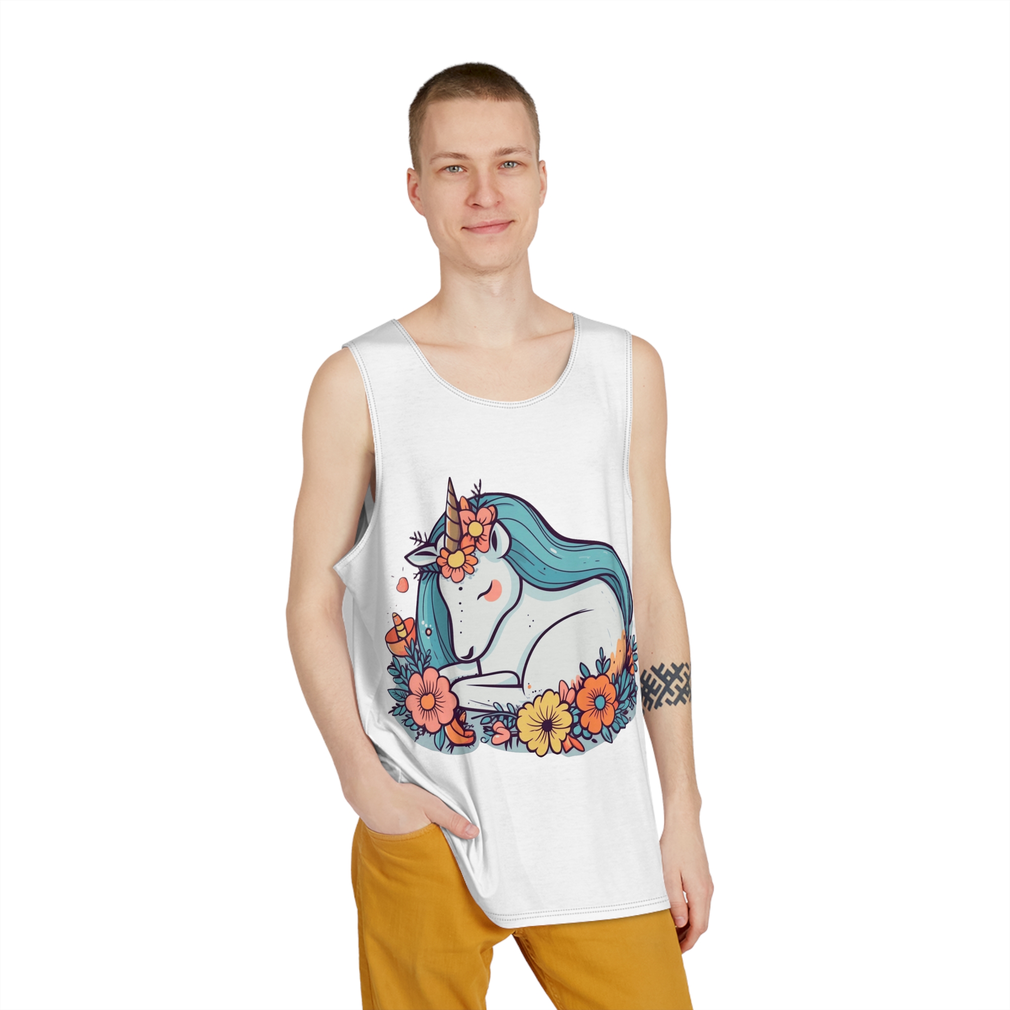 Unicorns 363 Mens Tank Aop - Image 3