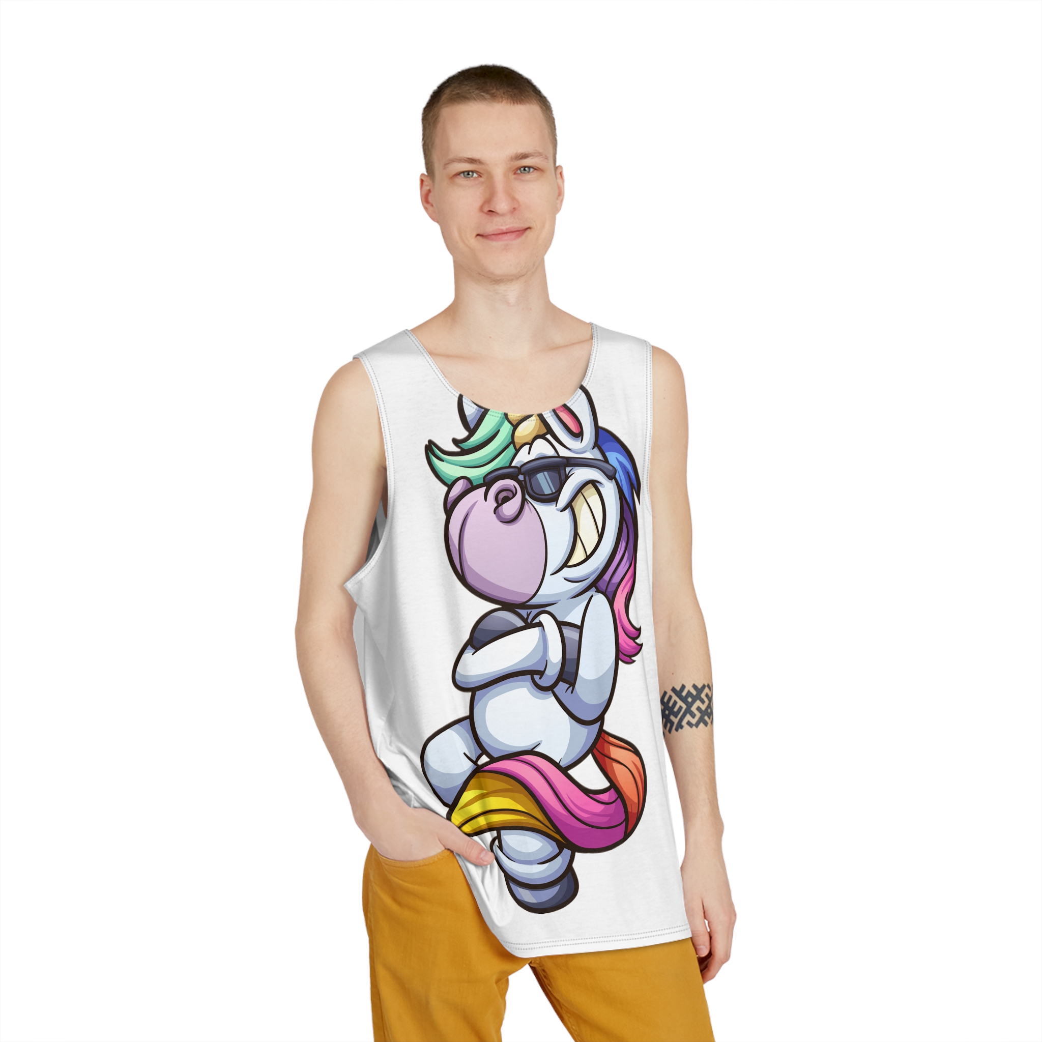 Unicorns 36 Mens Tank Aop - Image 3