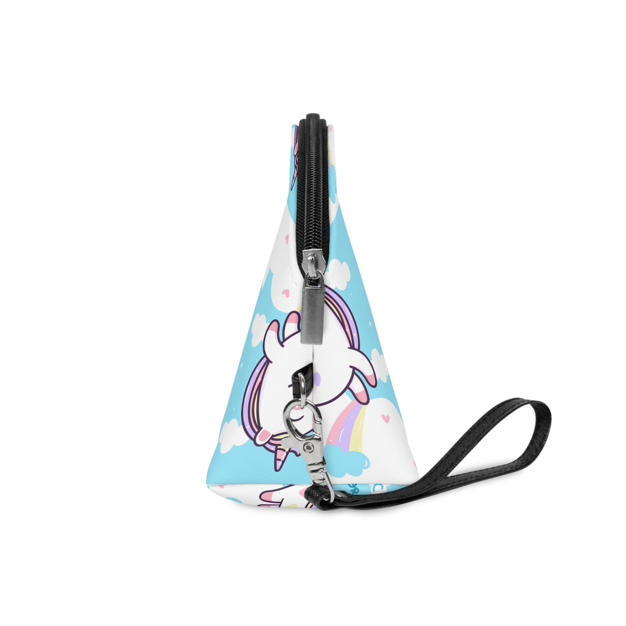 Unicorn Fly With Rainbow Kawaii Animal Makeup Bag - Image 3