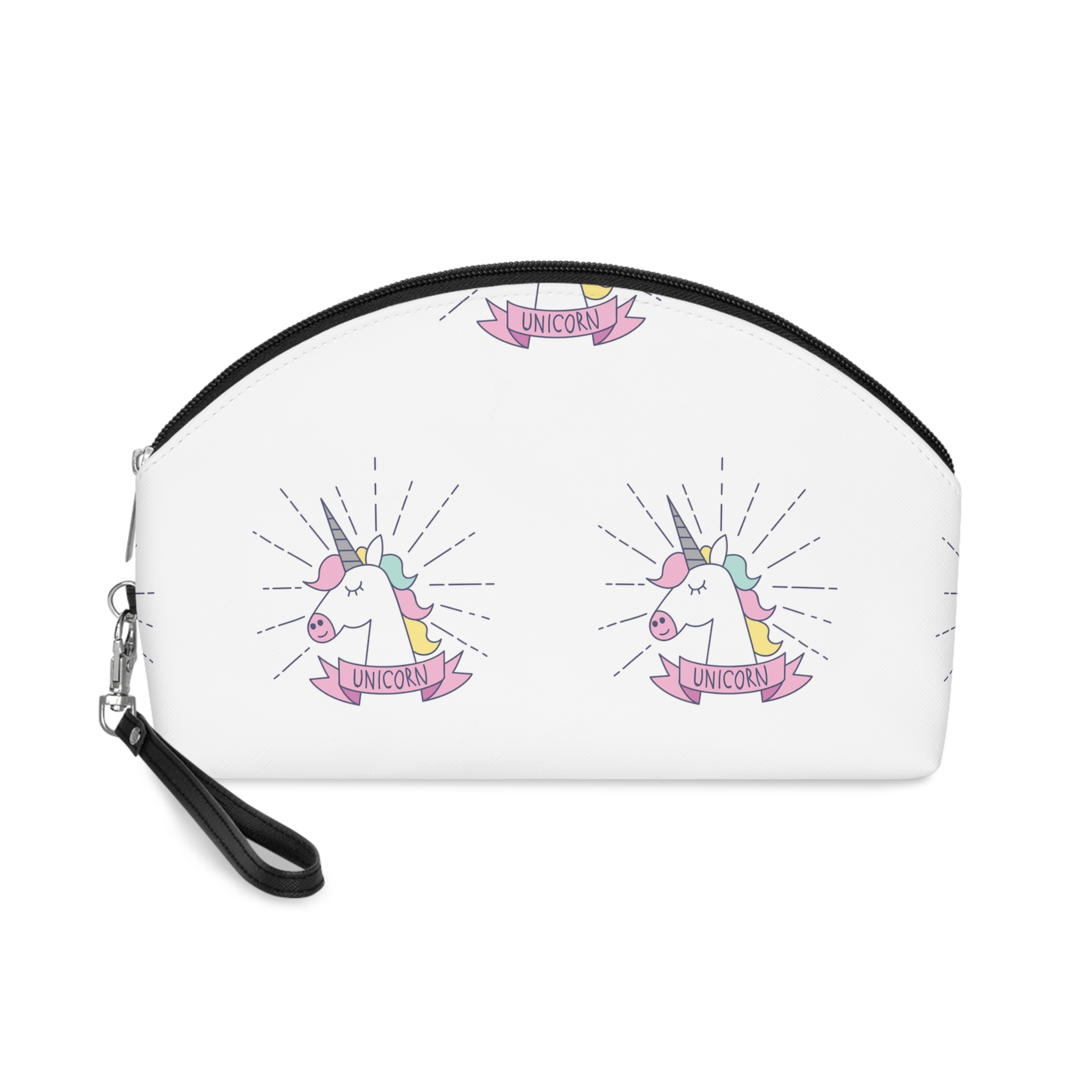 Unicorn Symbol Isolated White Background Makeup Bag