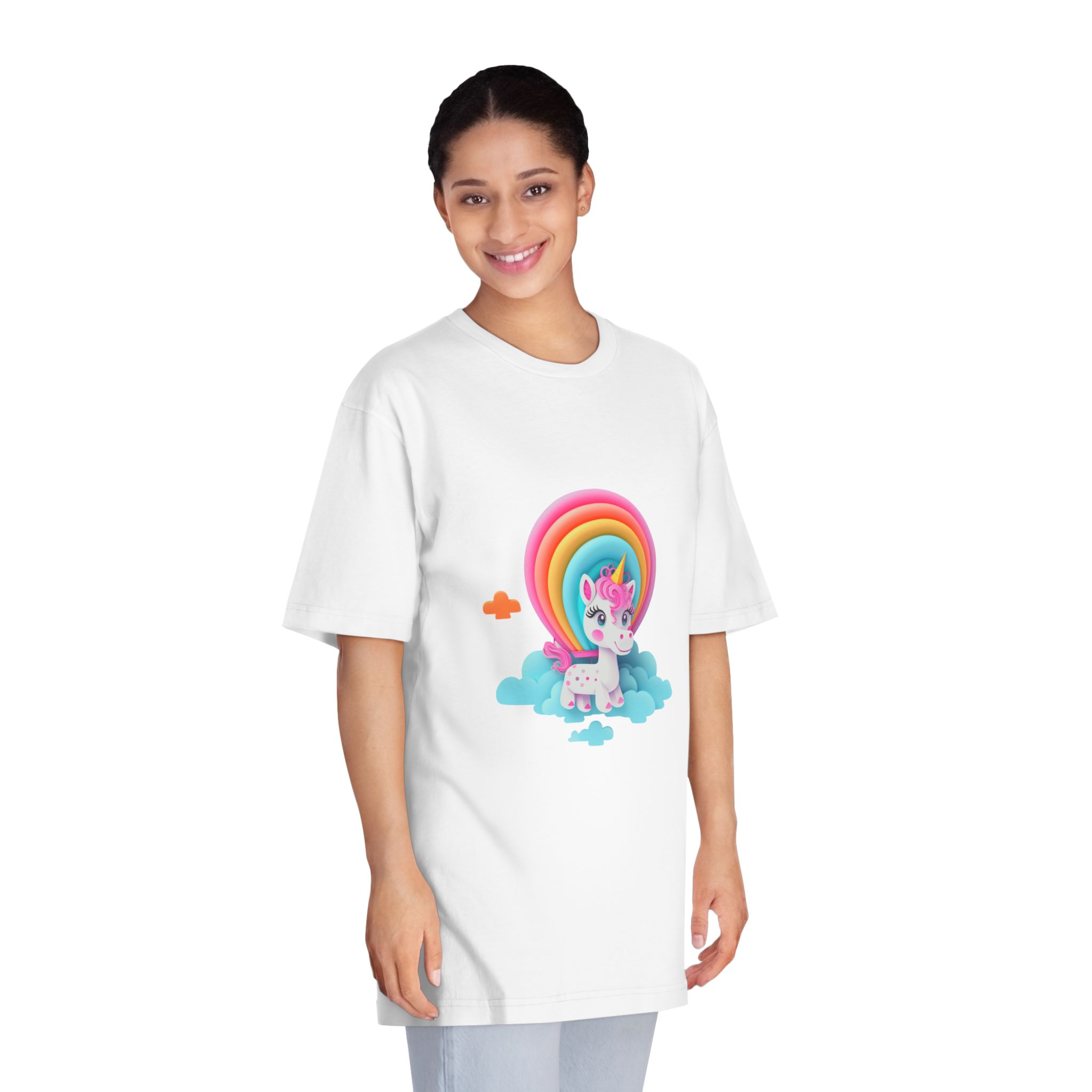Unicorns 289 Unisex Classic Crewneck T Shirt - Image 3