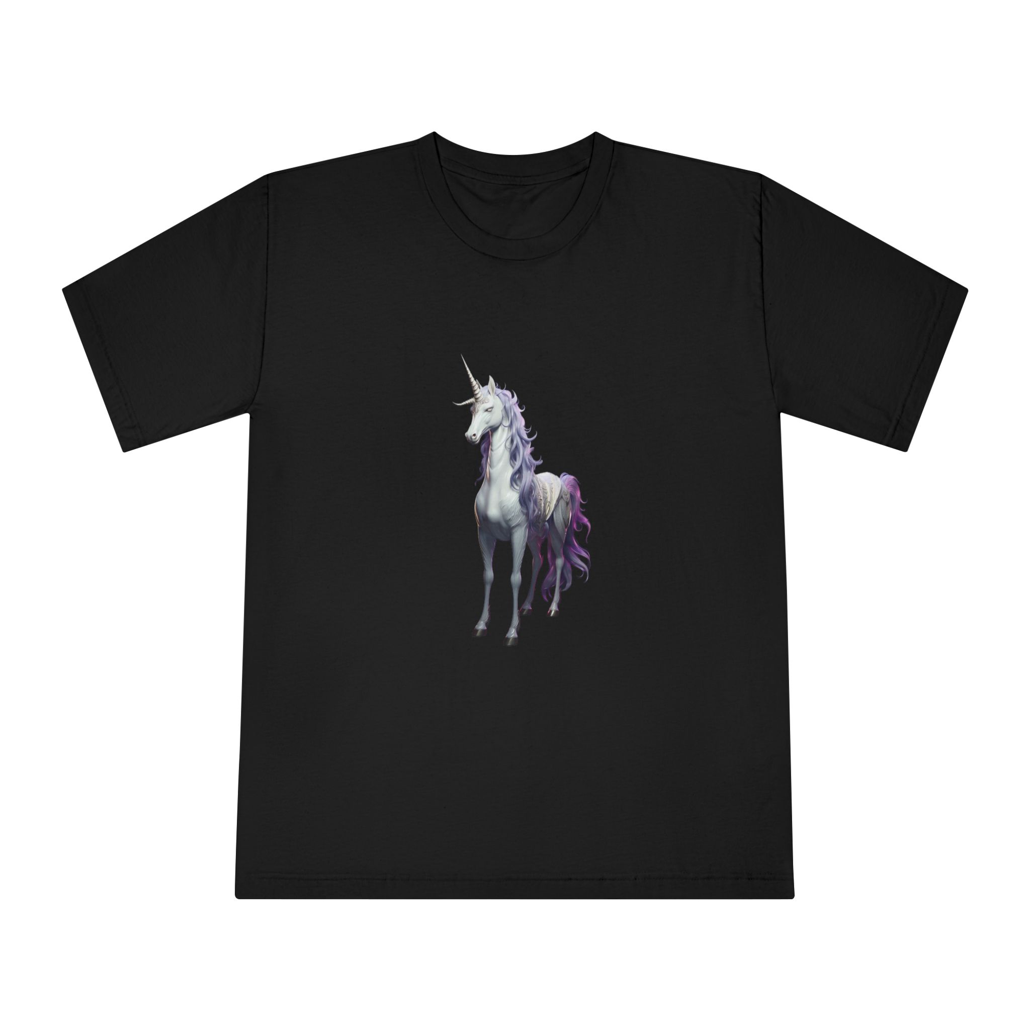 Unicorn With Pink Tone Colors Copy Unisex Classic Crewneck T Shirt - Image 5
