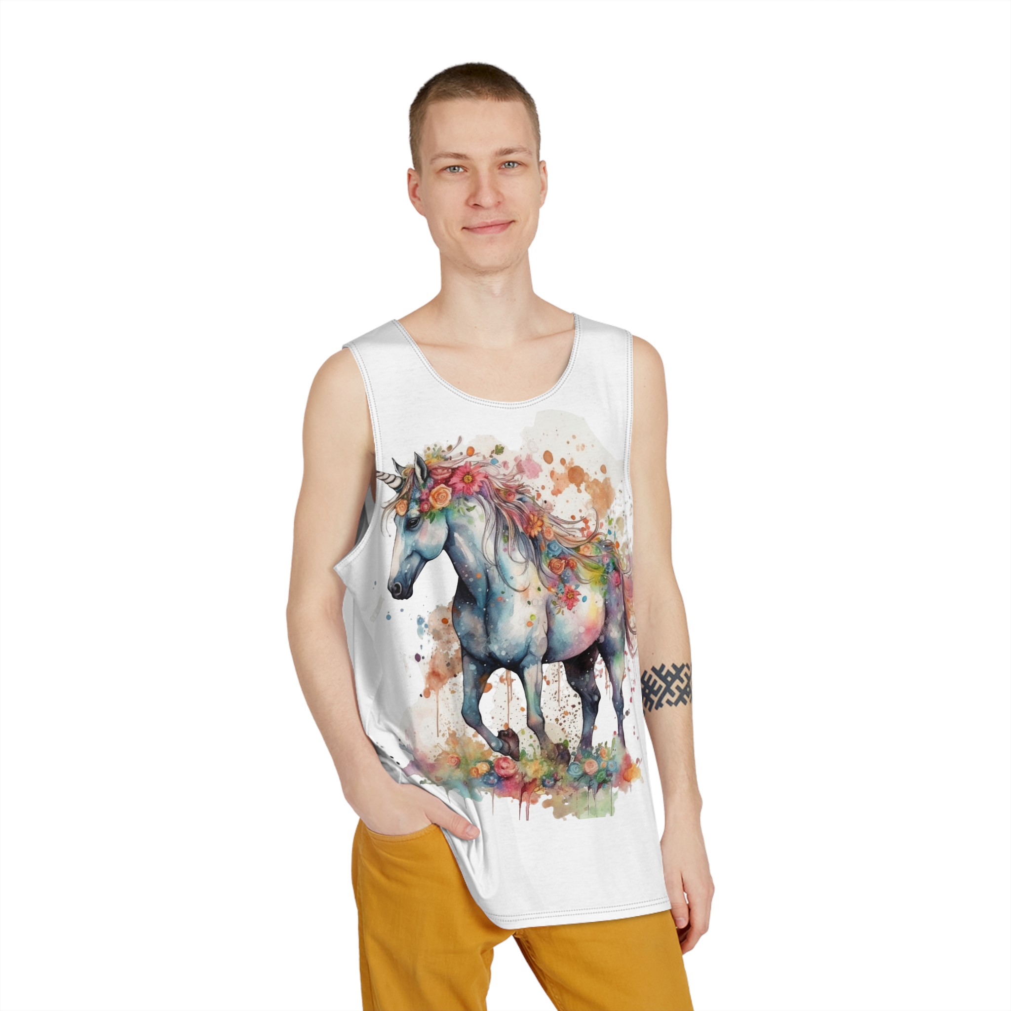 Unicorns 168 Mens Tank Aop - Image 3
