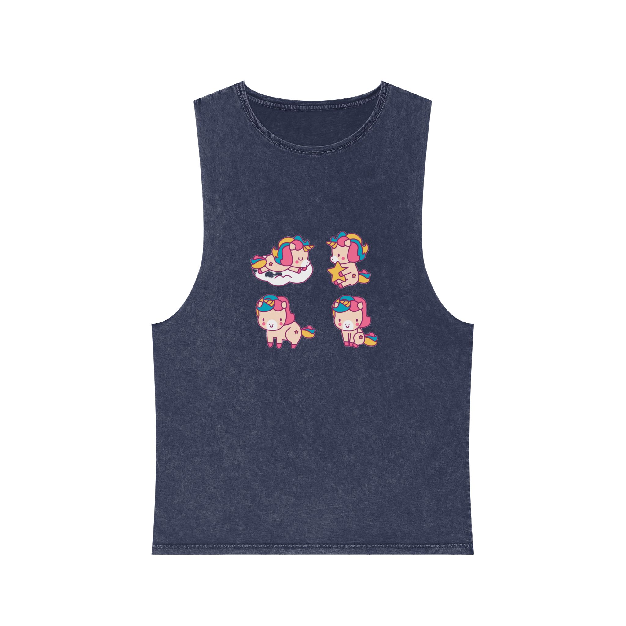 Unicorn V317 Unisex Stonewash Tank Top - Image 13