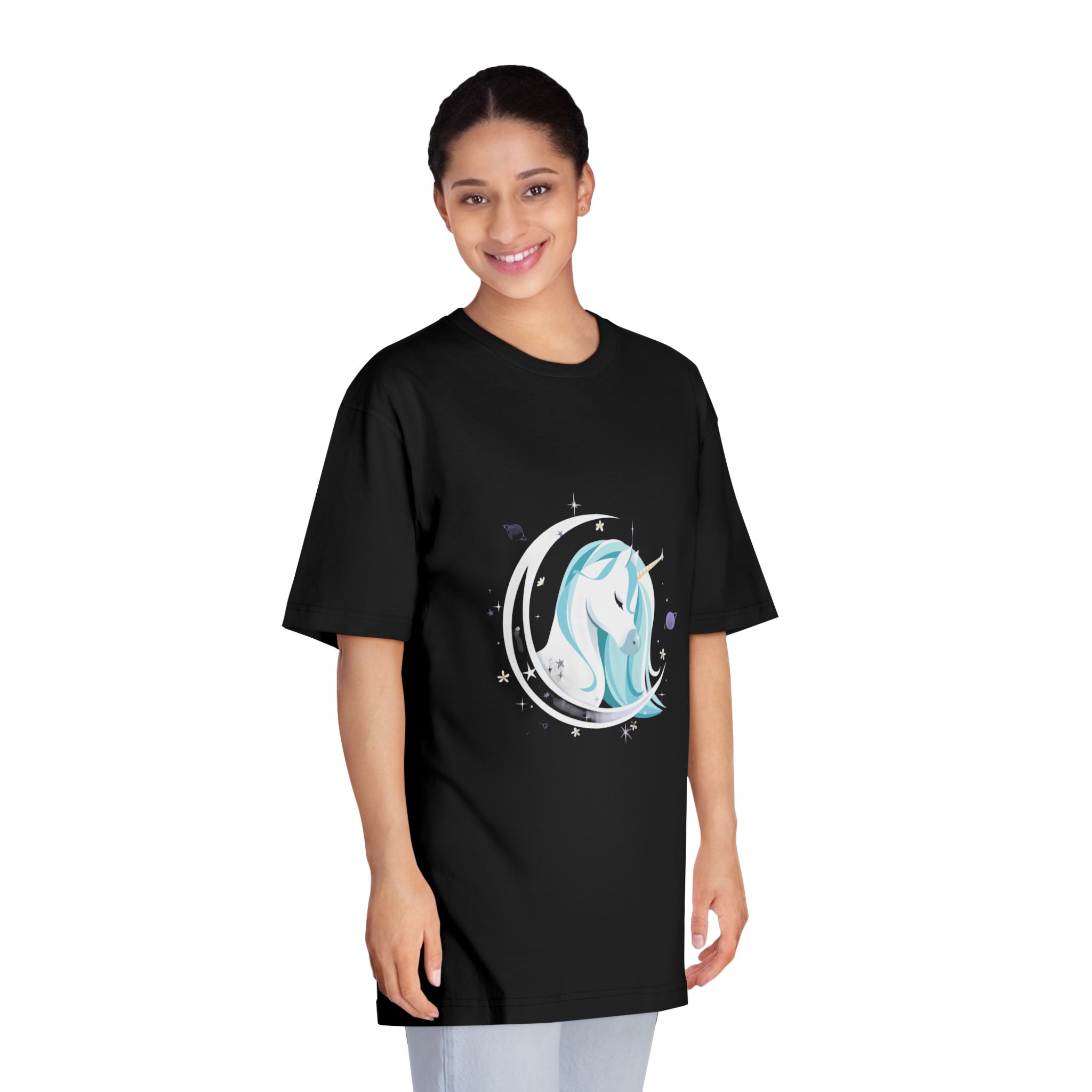 Unicorn V487 Unisex Classic Crewneck T Shirt - Image 7