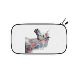 Colorful 3d Mythical Unicorn (3) Passport Wallet