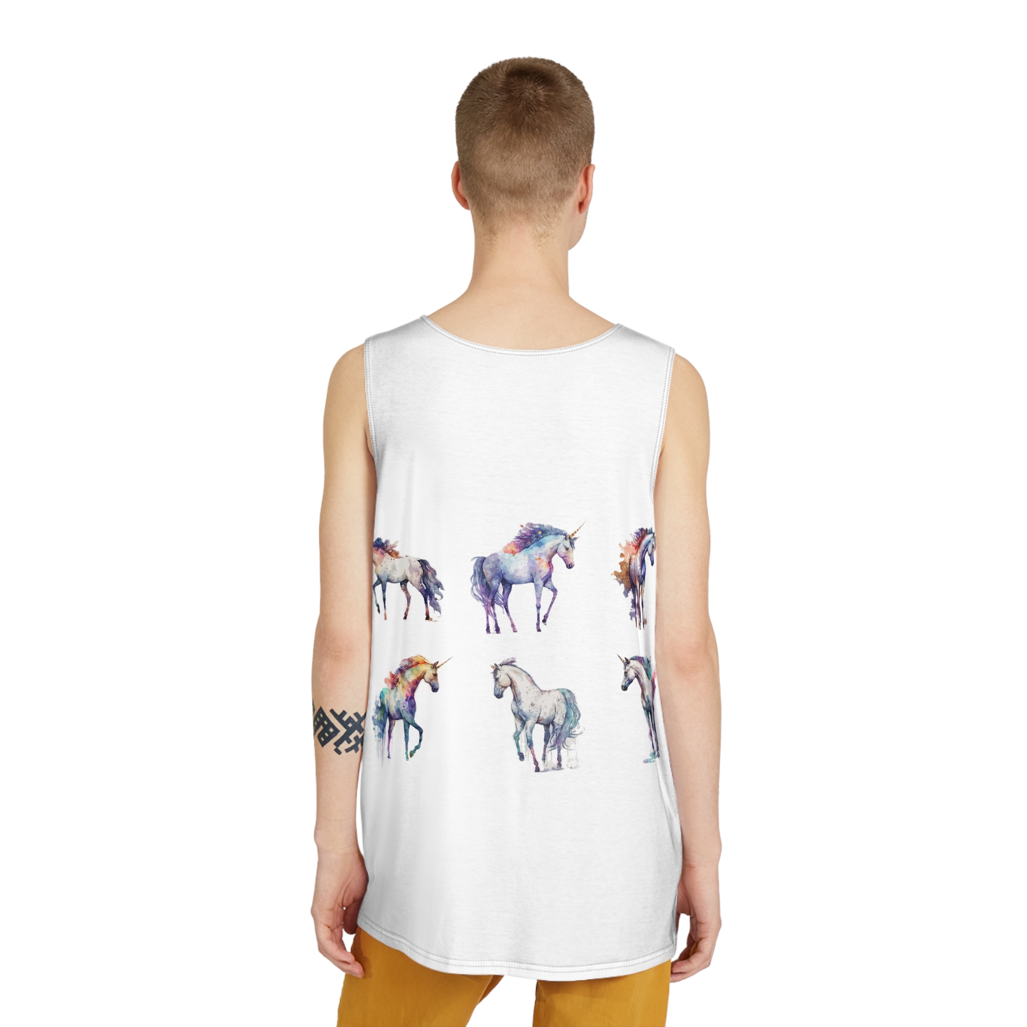 Set of Unicorns Mens Tank Aop - Image 4