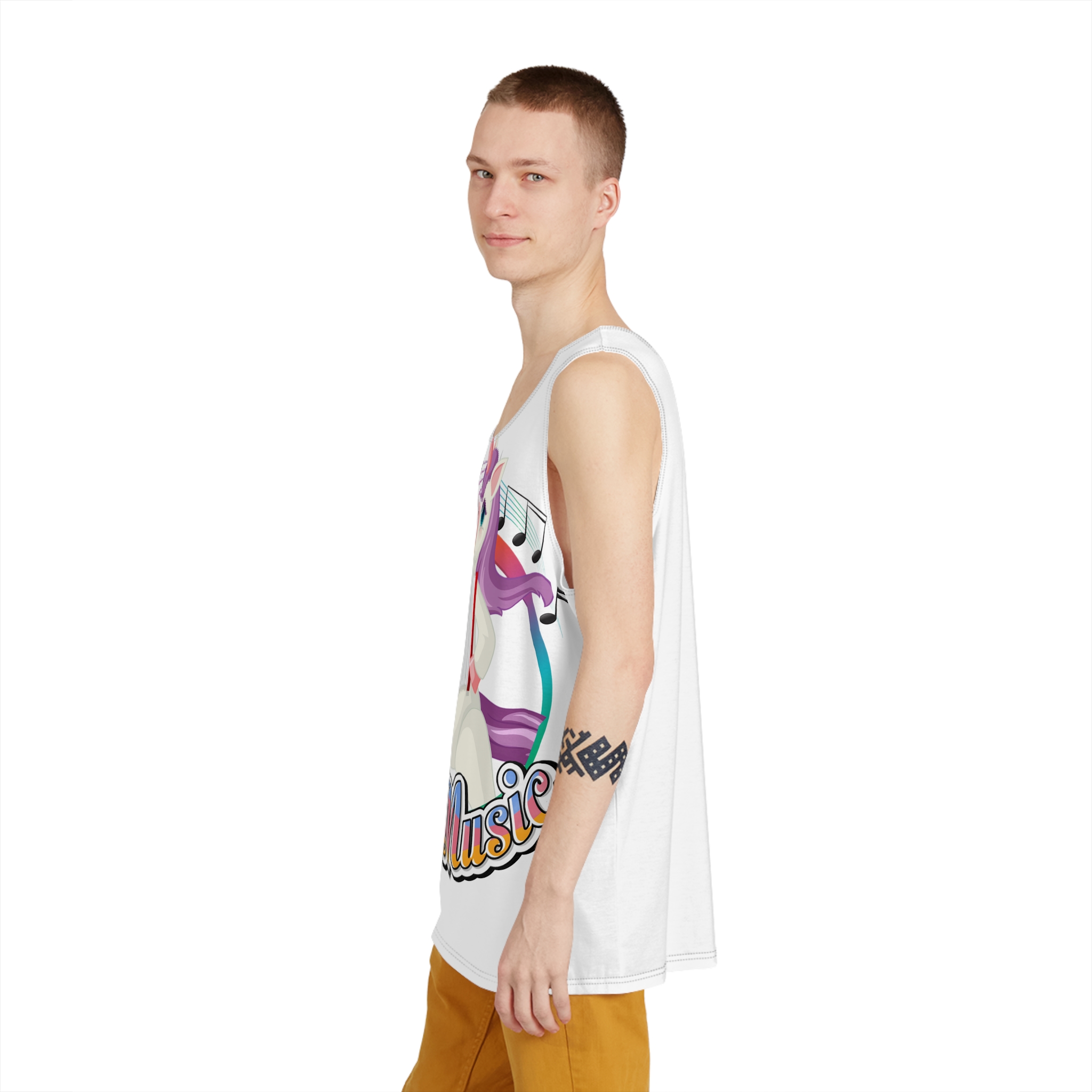 Unicorn V786 Mens Tank Aop