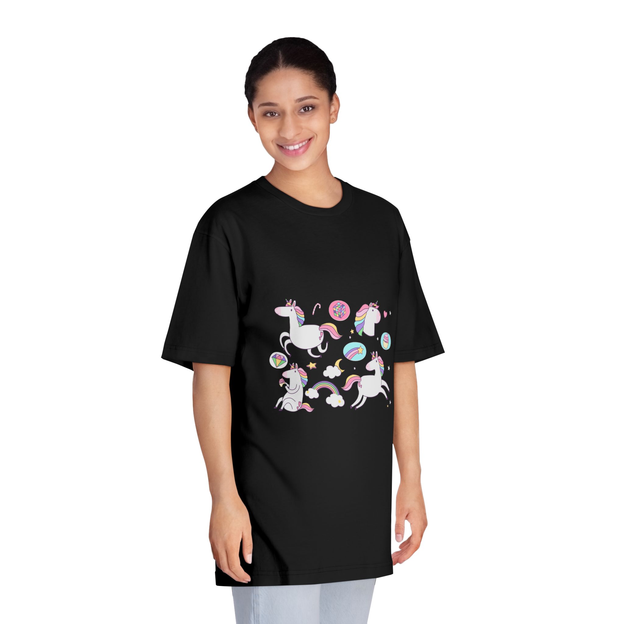 Unicorns 60 Unisex Classic Crewneck T Shirt - Image 7