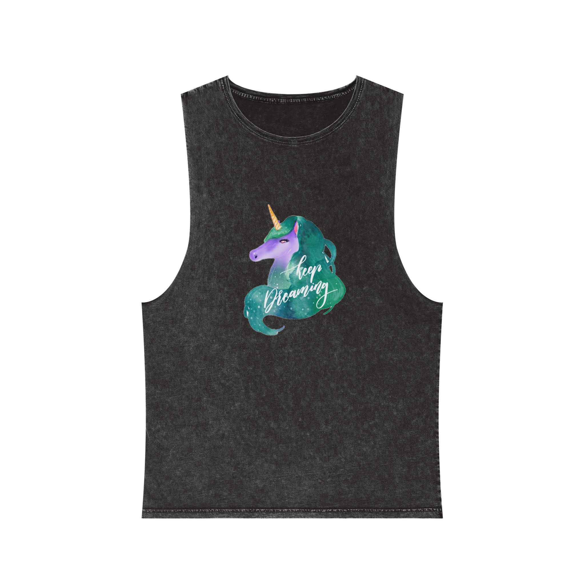 Unicorn V47 Unisex Stonewash Tank Top