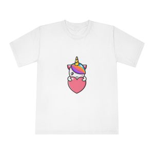 Cute Unicorn Mascot Design (7) Unisex Classic Crewneck T Shirt