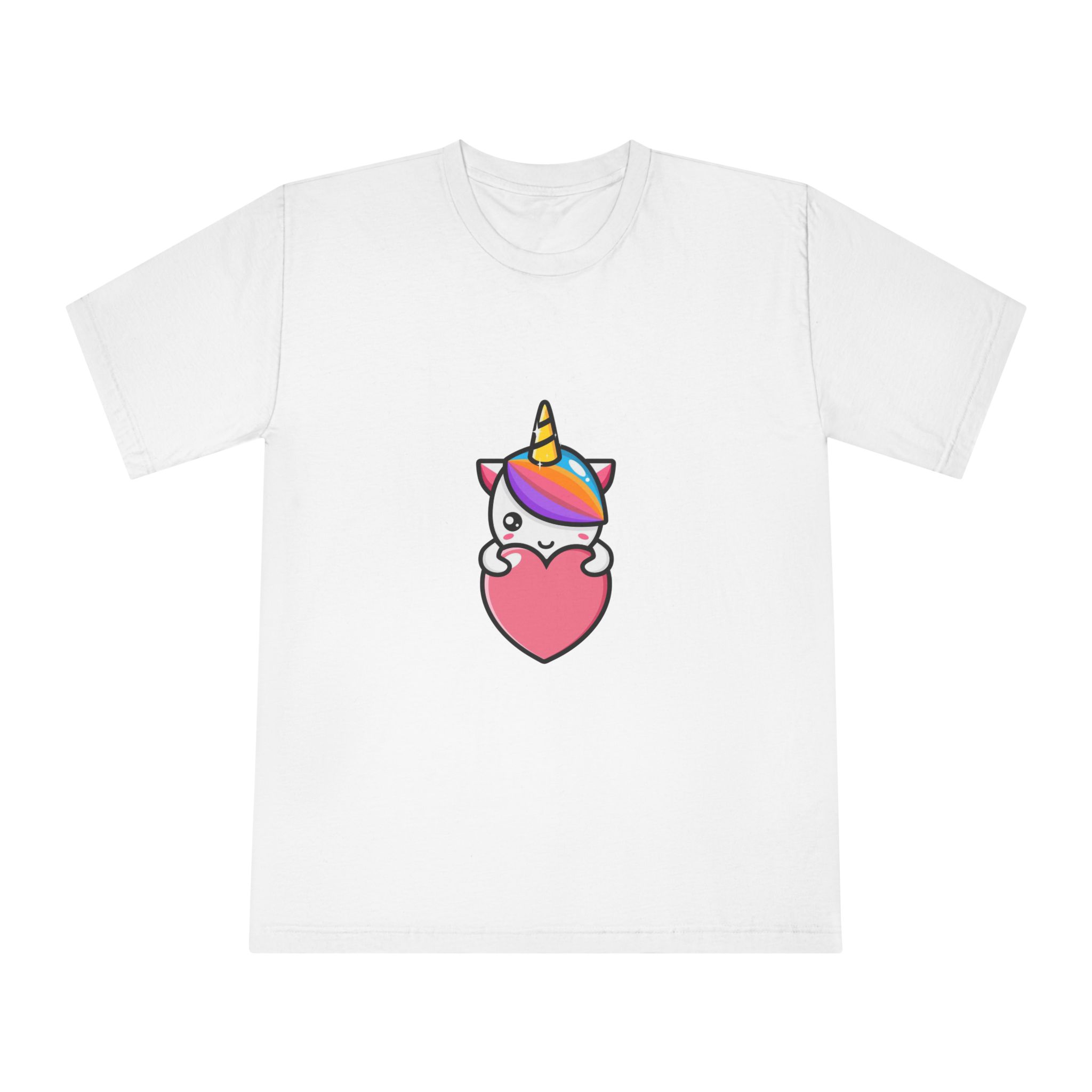 Cute Unicorn Mascot Design (7) Unisex Classic Crewneck T Shirt
