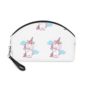 Cute Unicorn Illustration Makeup Bag