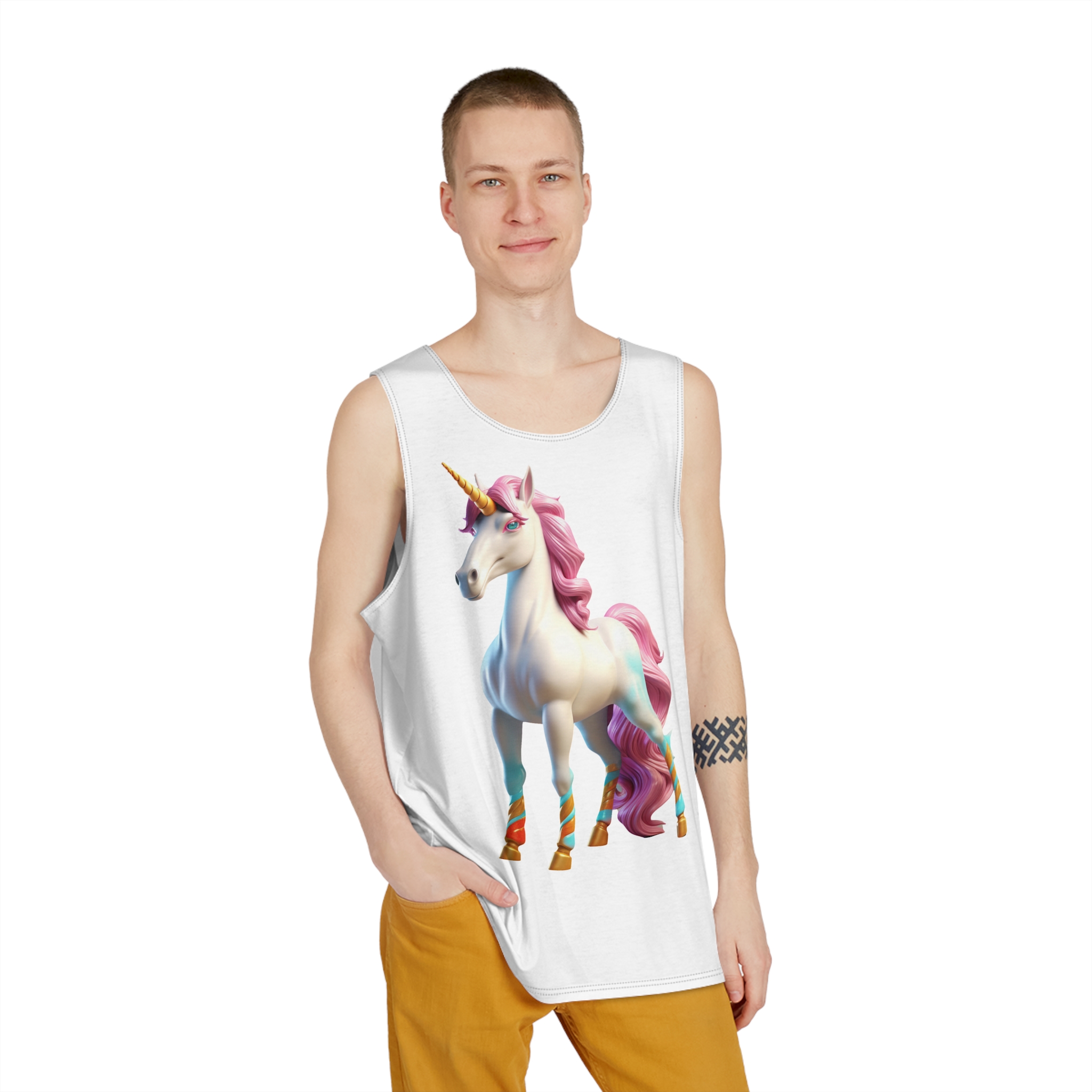 Unicorns 160 Mens Tank Aop - Image 3