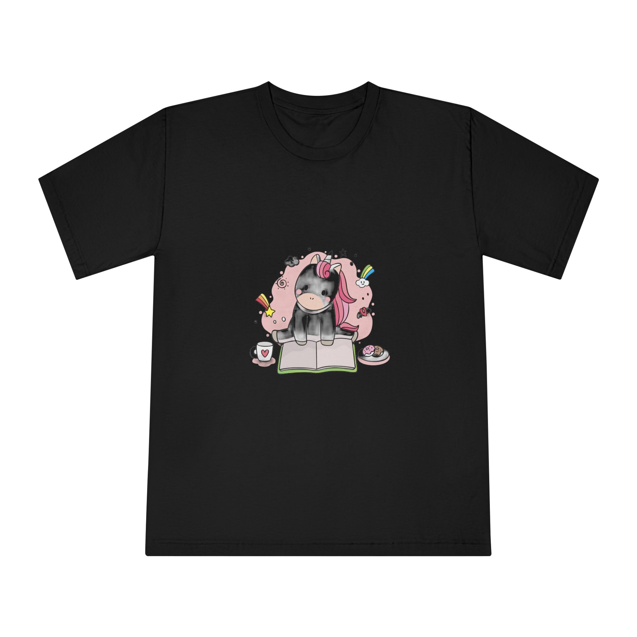 Cute Unicorn Unisex Classic Crewneck T Shirt - Image 5