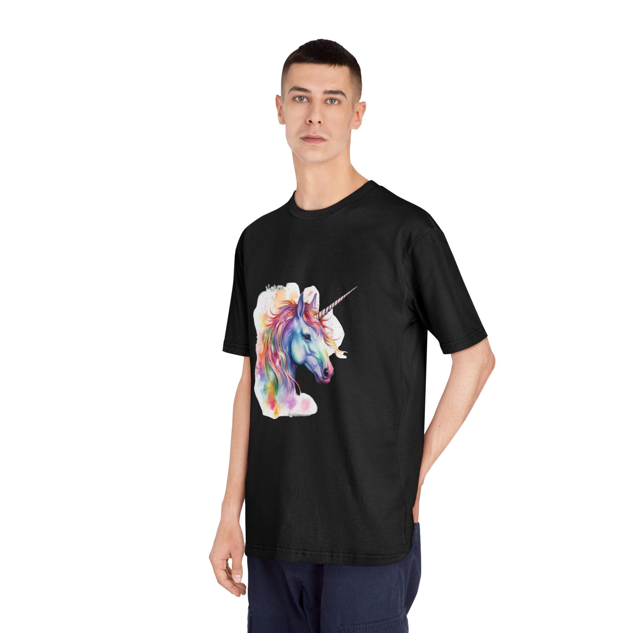 Coloful Unicorn Unisex Classic Crewneck T Shirt - Image 8