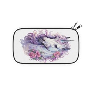 Magical Cute Unicorn Pink Fantasy Background Watercolor Unicorn Magical Unicorn Pastel Colored (2) Passport Wallet