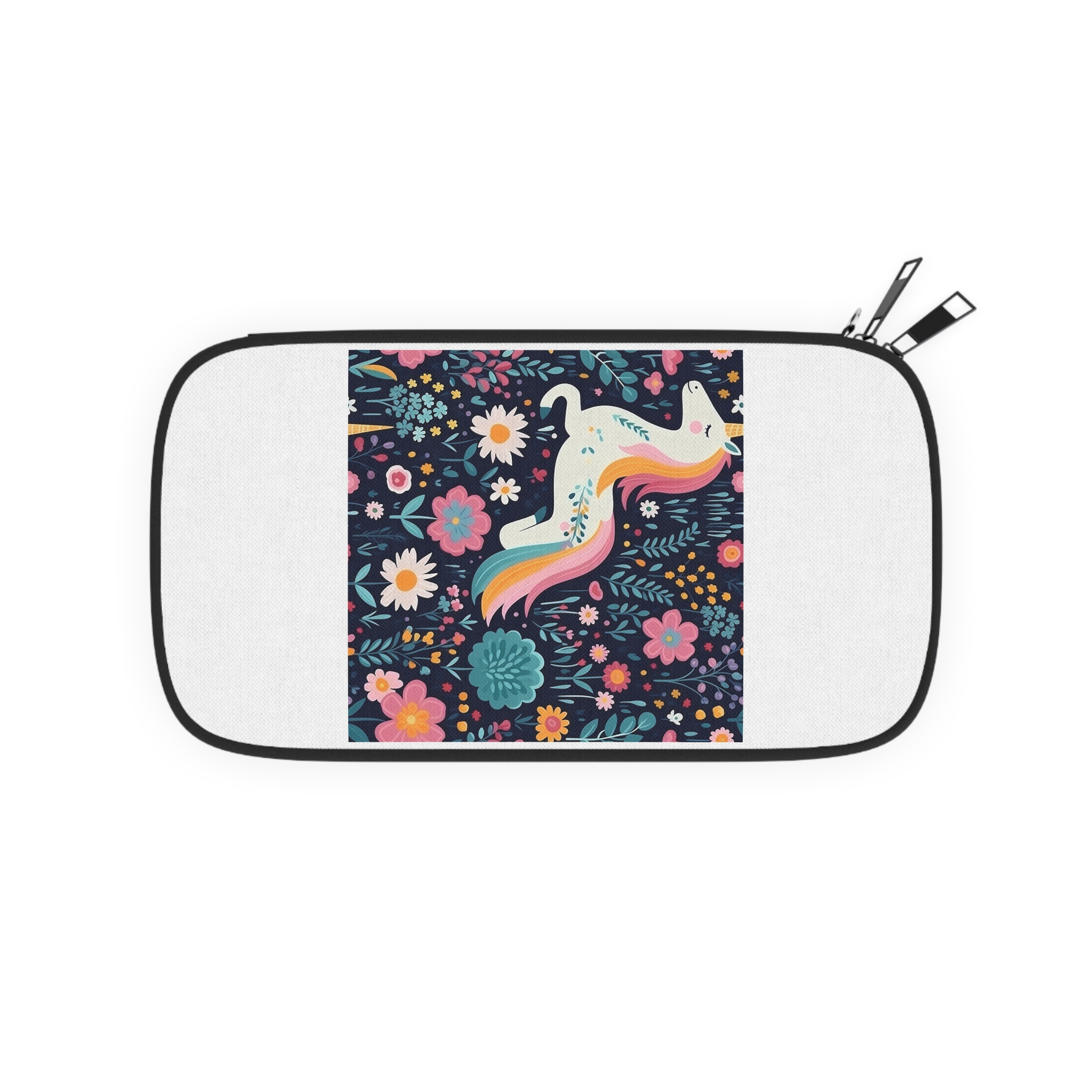 Childish Seamless Pattern Background With Colorful Unicorns (1) Passport Wallet