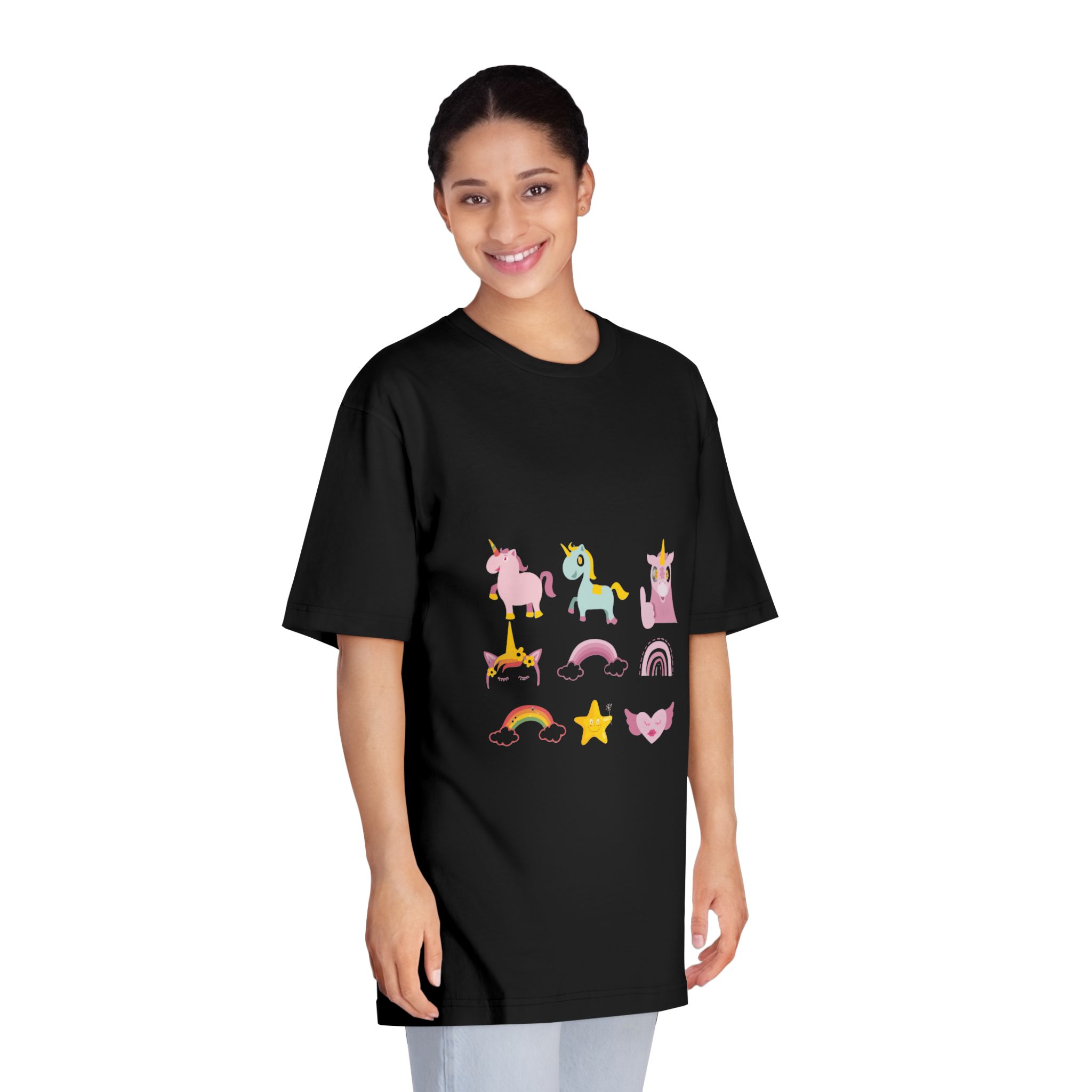 Unicorn V742 Unisex Classic Crewneck T Shirt - Image 7