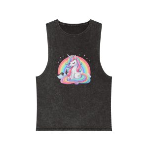 Unicorn V1 Unisex Stonewash Tank Top