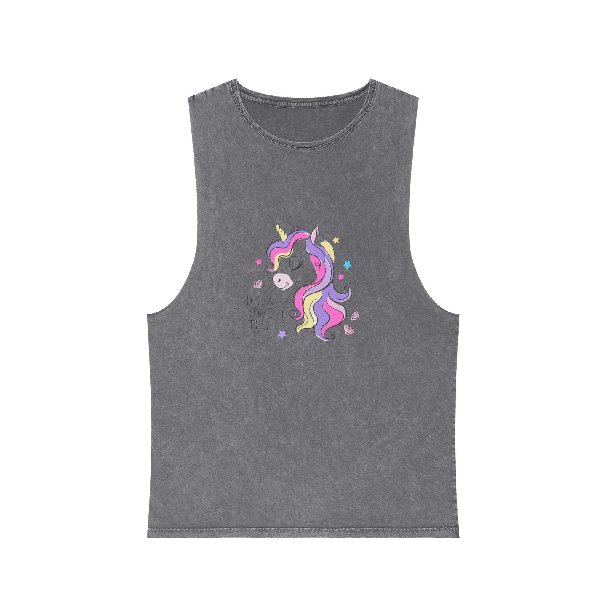 Dream Come True Copia Unisex Stonewash Tank Top - Image 9