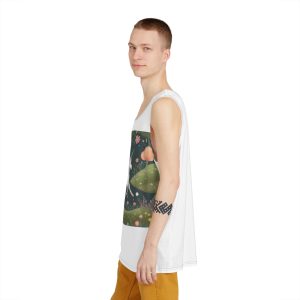 Beautiful Unicorn Running Magical Meadow Unicorn Background Images Whimsical Unicorn (53) Mens Tank Aop