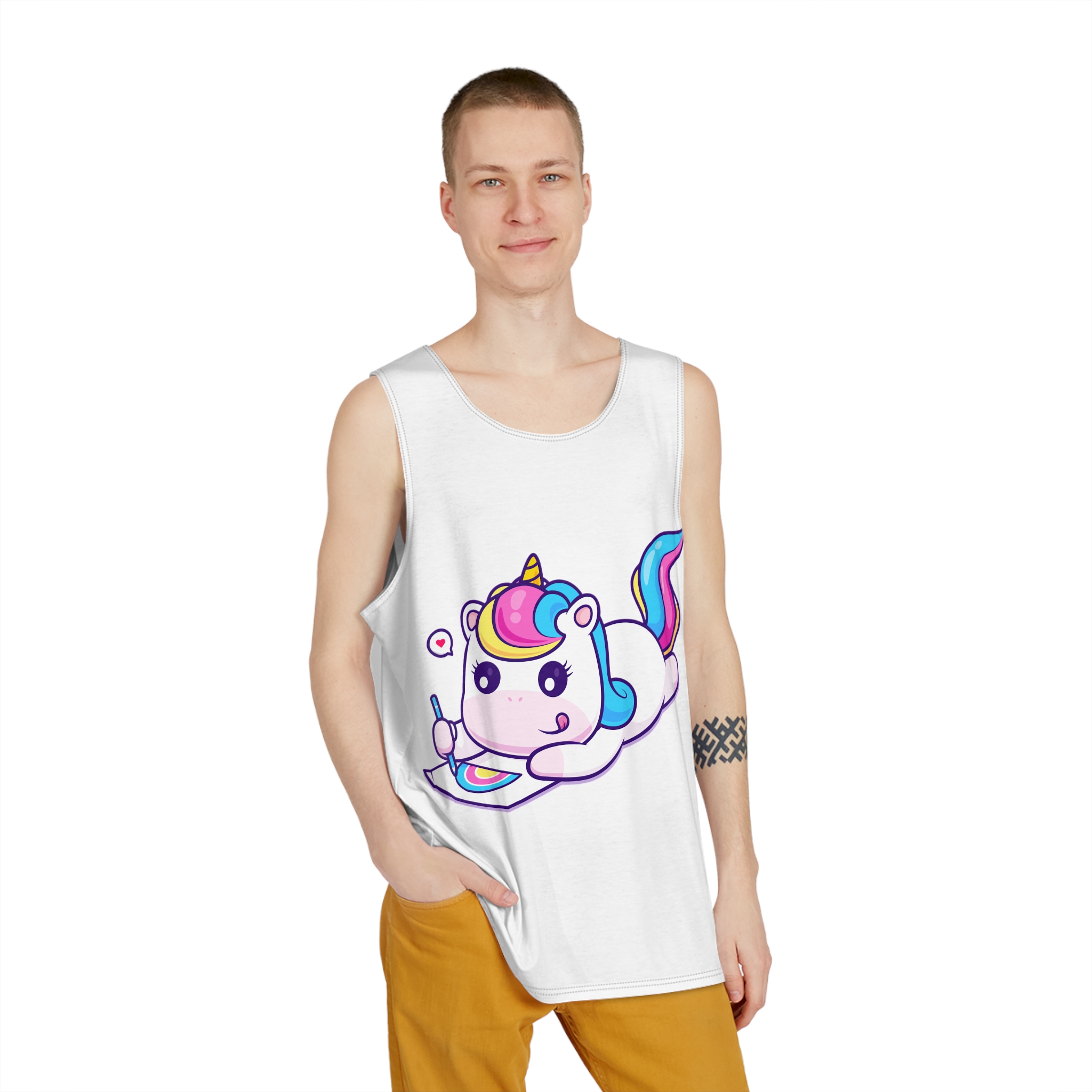Unicorns 19 Mens Tank Aop - Image 3