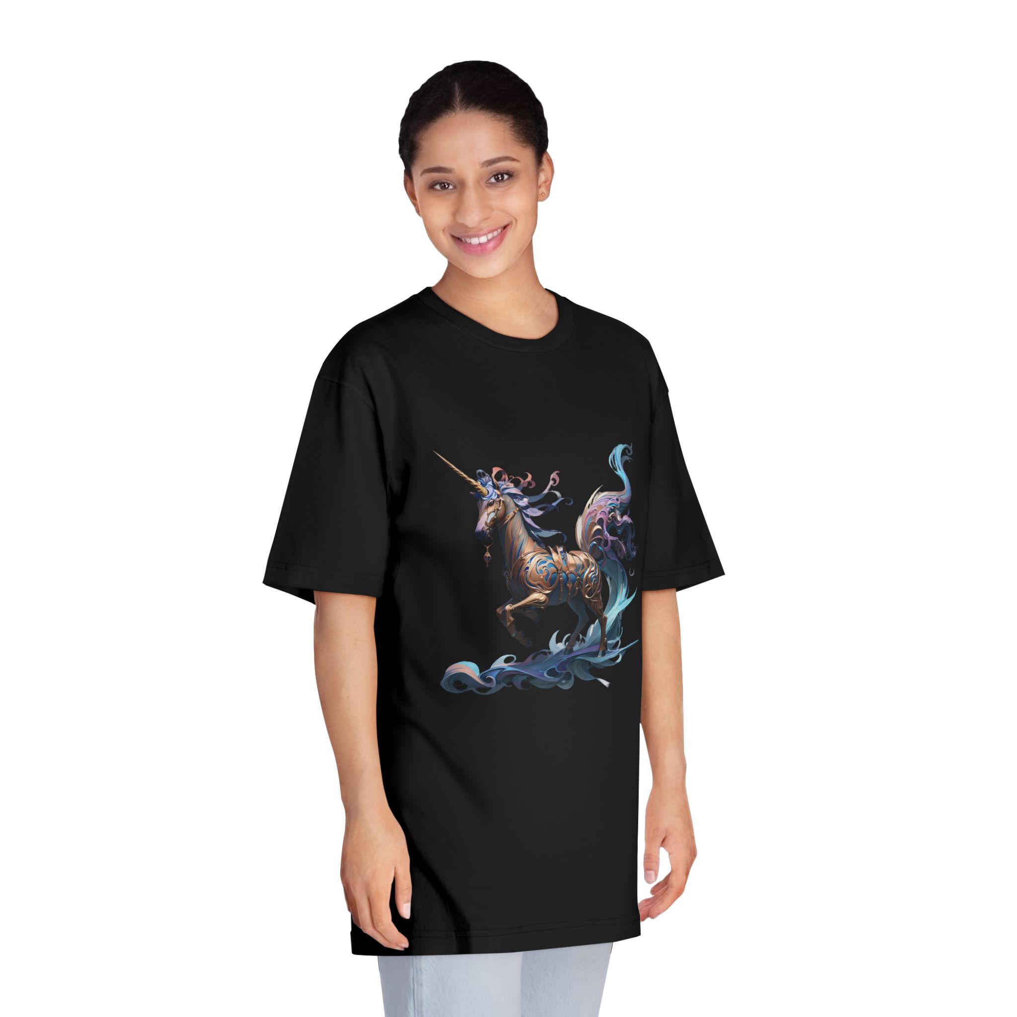 Unicorns 391 Unisex Classic Crewneck T Shirt - Image 7