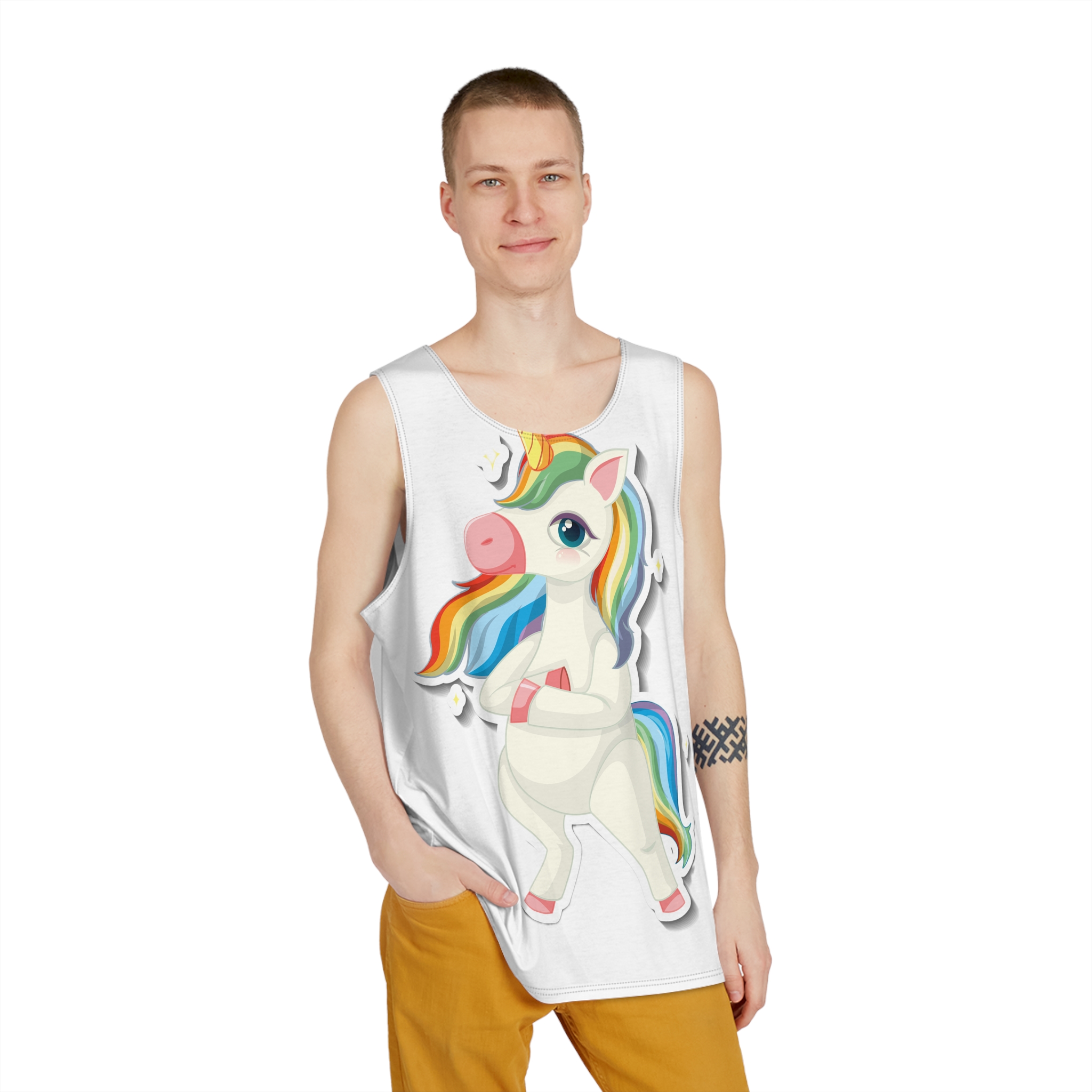 Unicorn V697 Mens Tank Aop - Image 3