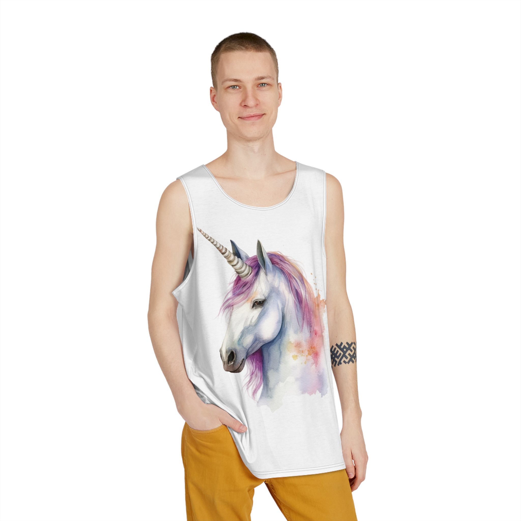 Unicorns 388 Mens Tank Aop - Image 3