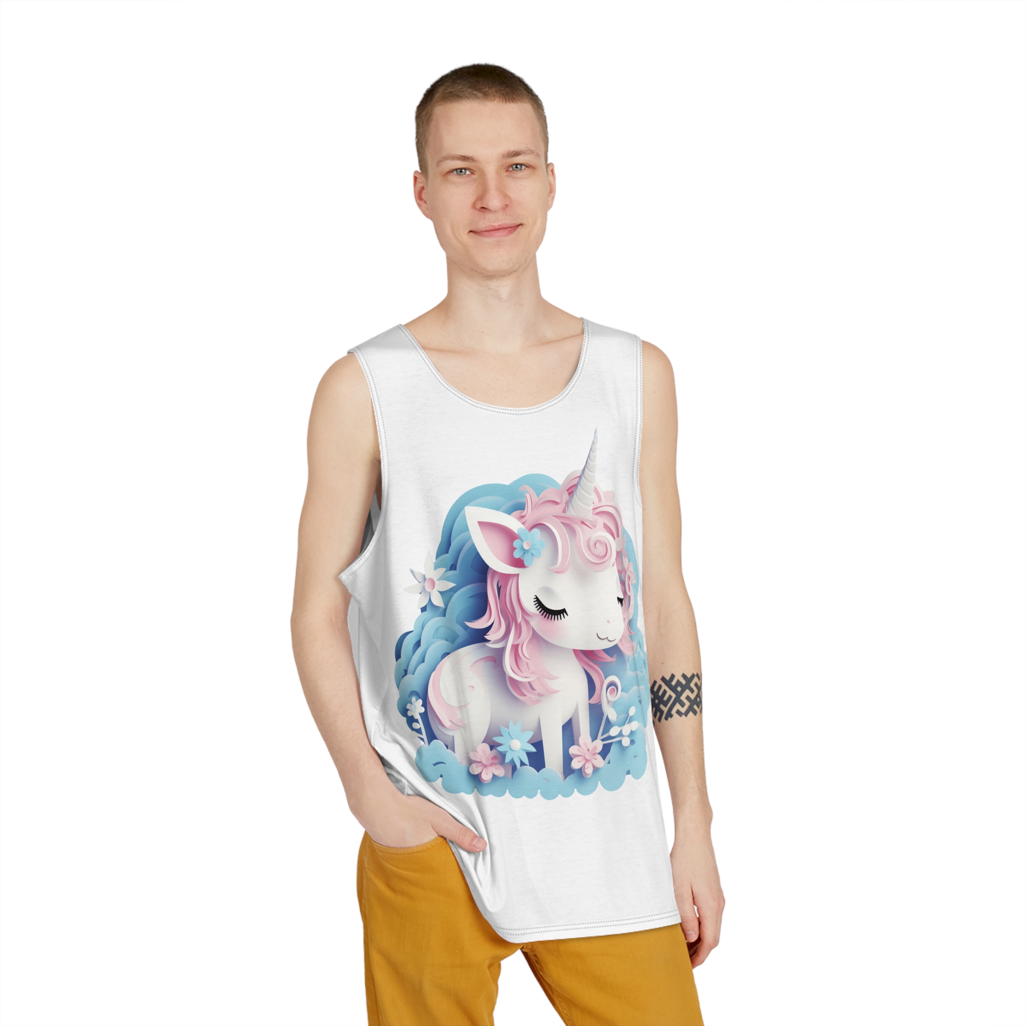 Unicorns 337 Mens Tank Aop - Image 3