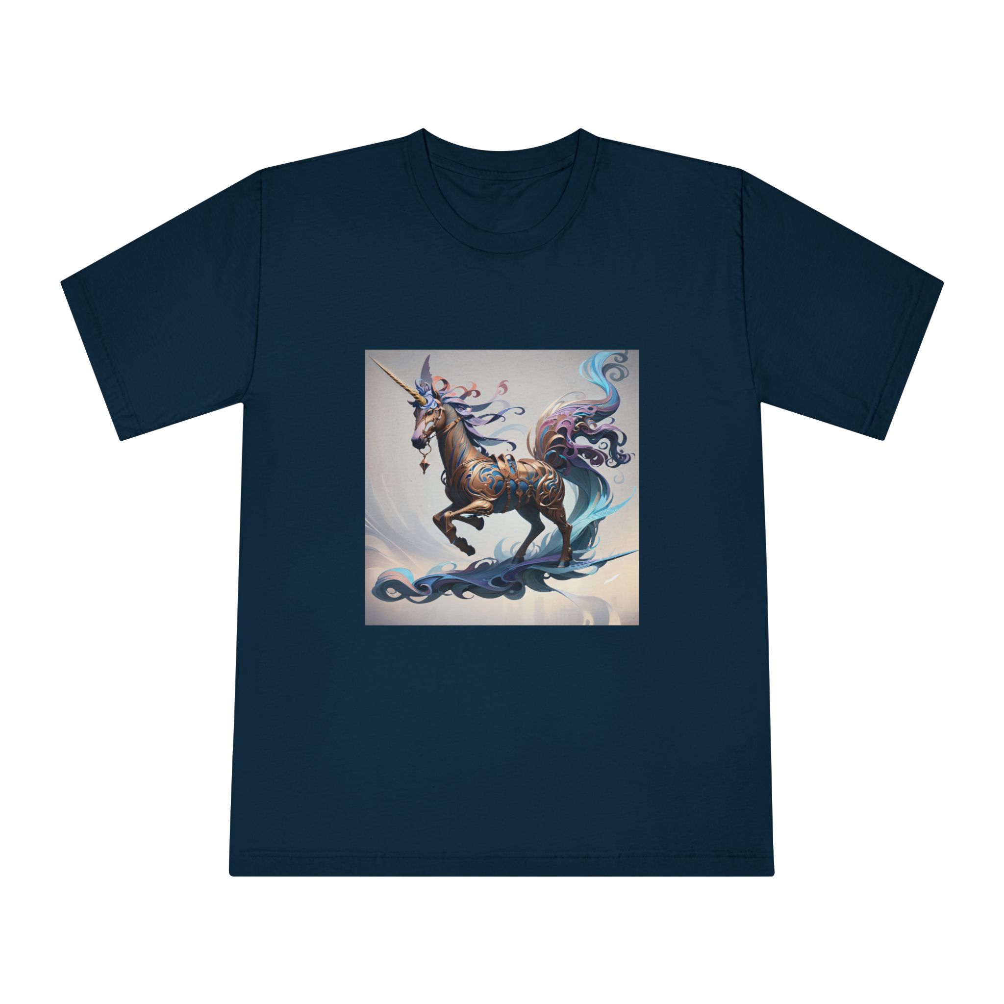 Painting Unicorn Unisex Classic Crewneck T Shirt - Image 17
