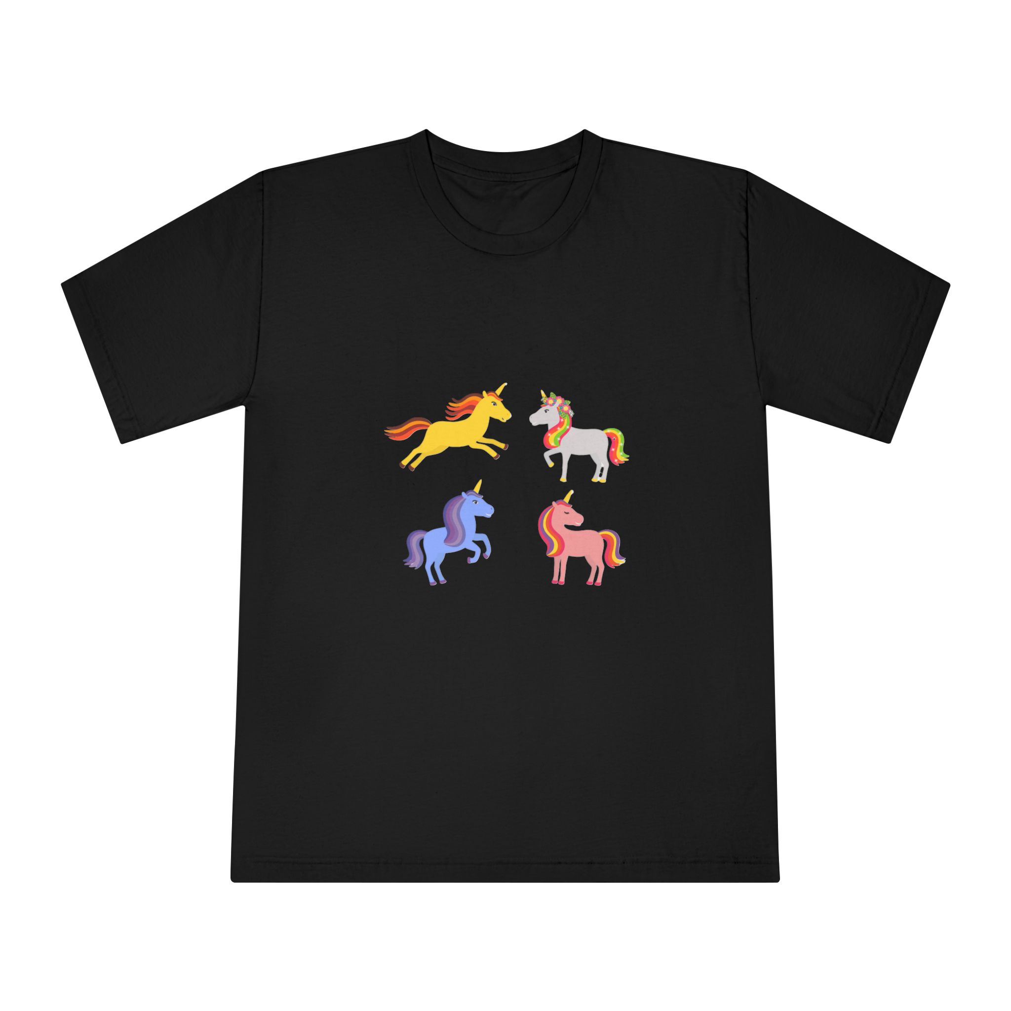 Unicorns 78 Unisex Classic Crewneck T Shirt - Image 5