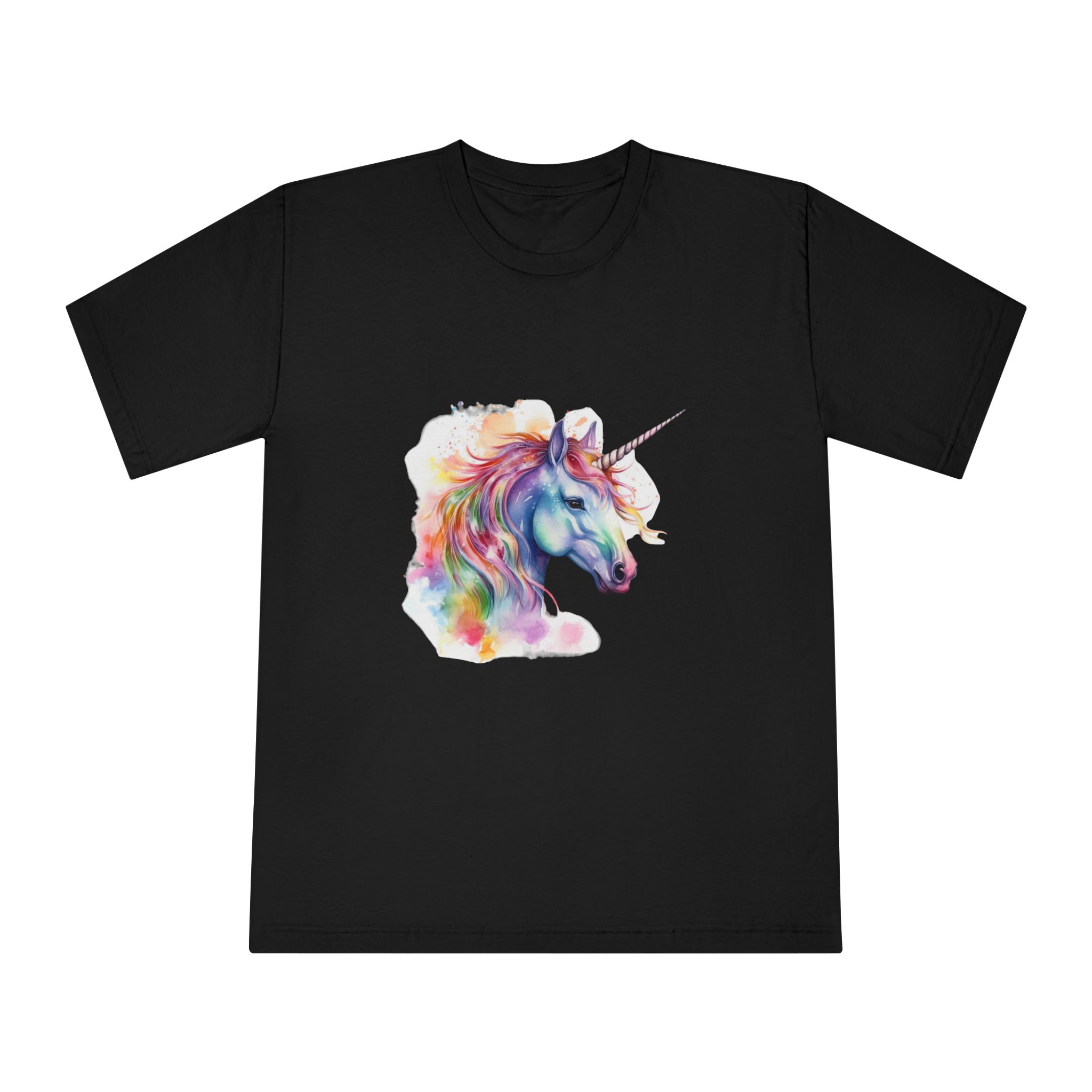 Coloful Unicorn Unisex Classic Crewneck T Shirt - Image 5