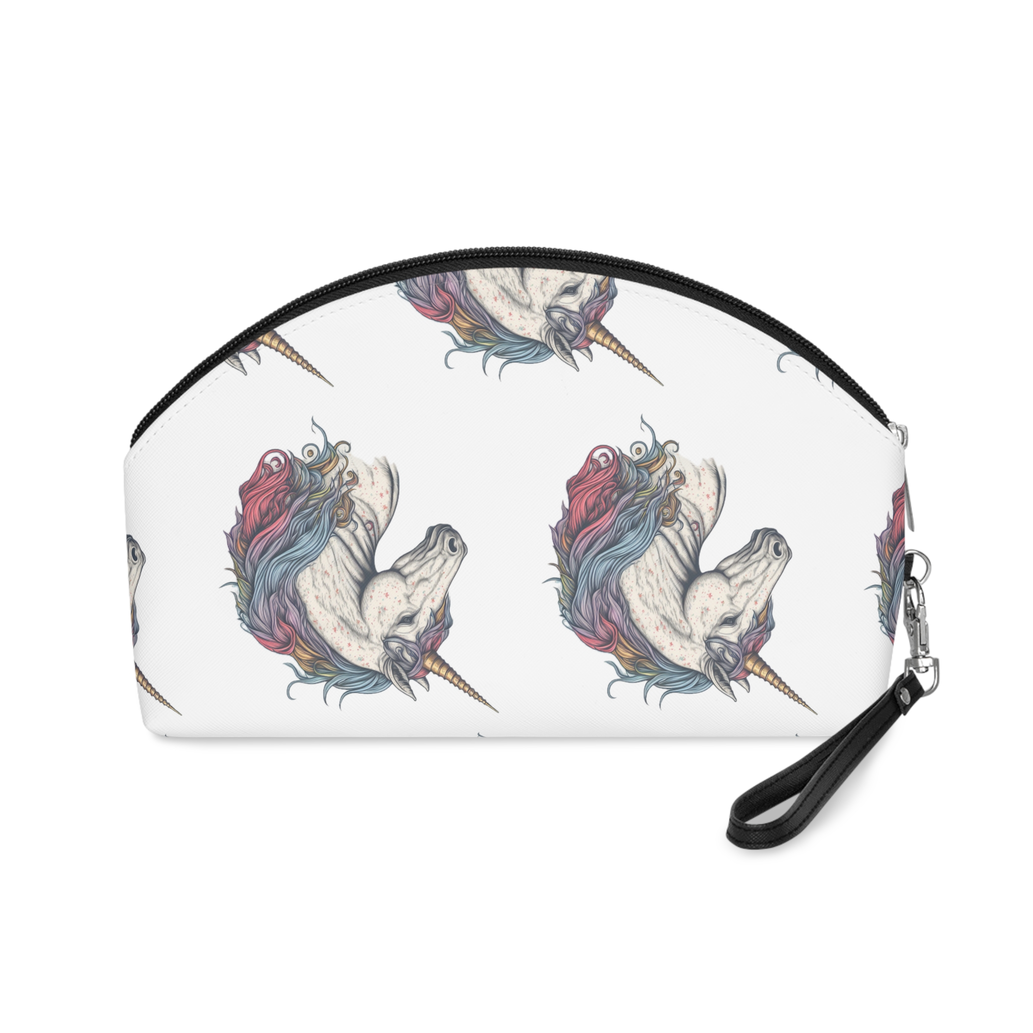 Colorful Unicorn Illustration Created With Ai Tools Copy Makeup Bag - Image 2