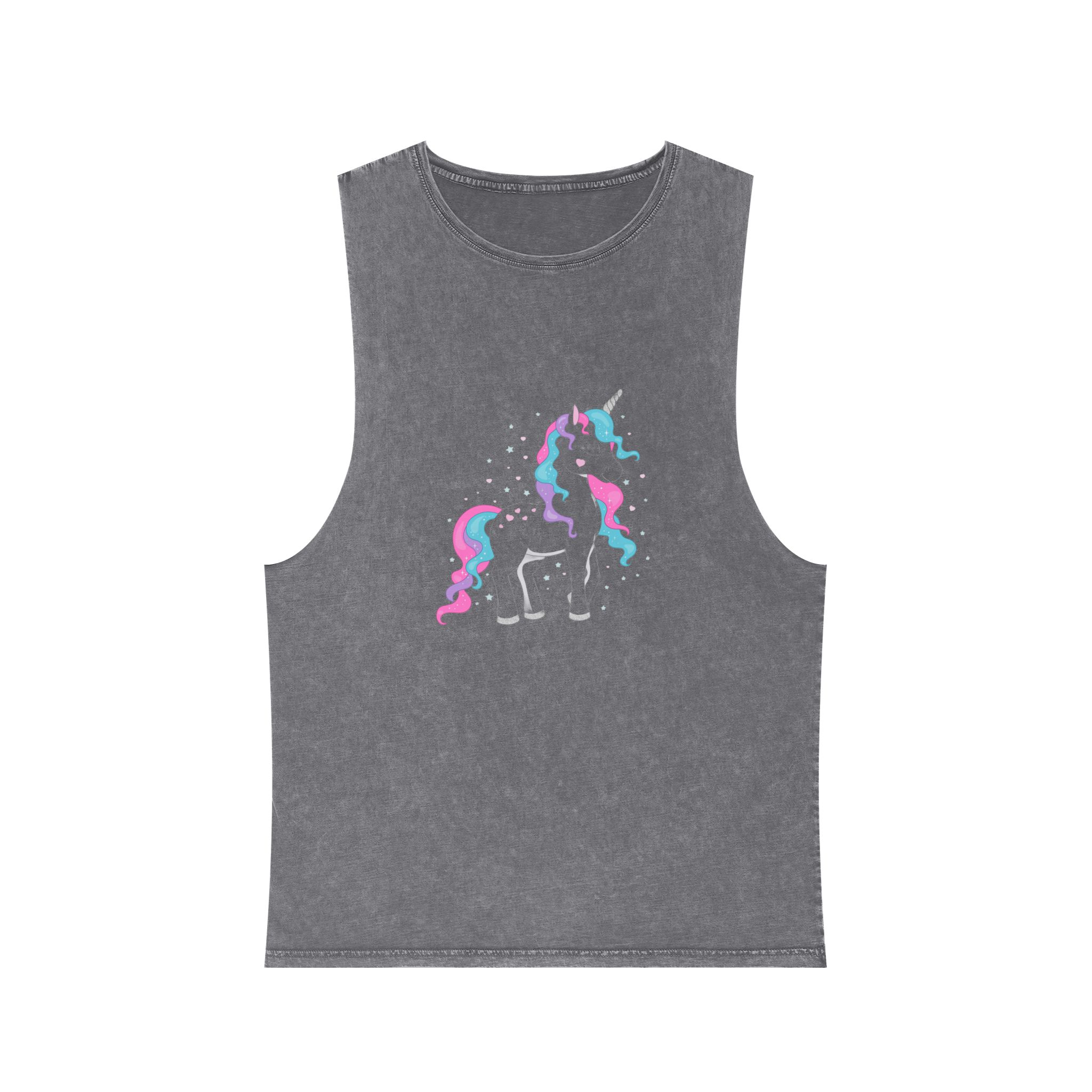 Unicorn V430 Unisex Stonewash Tank Top - Image 9
