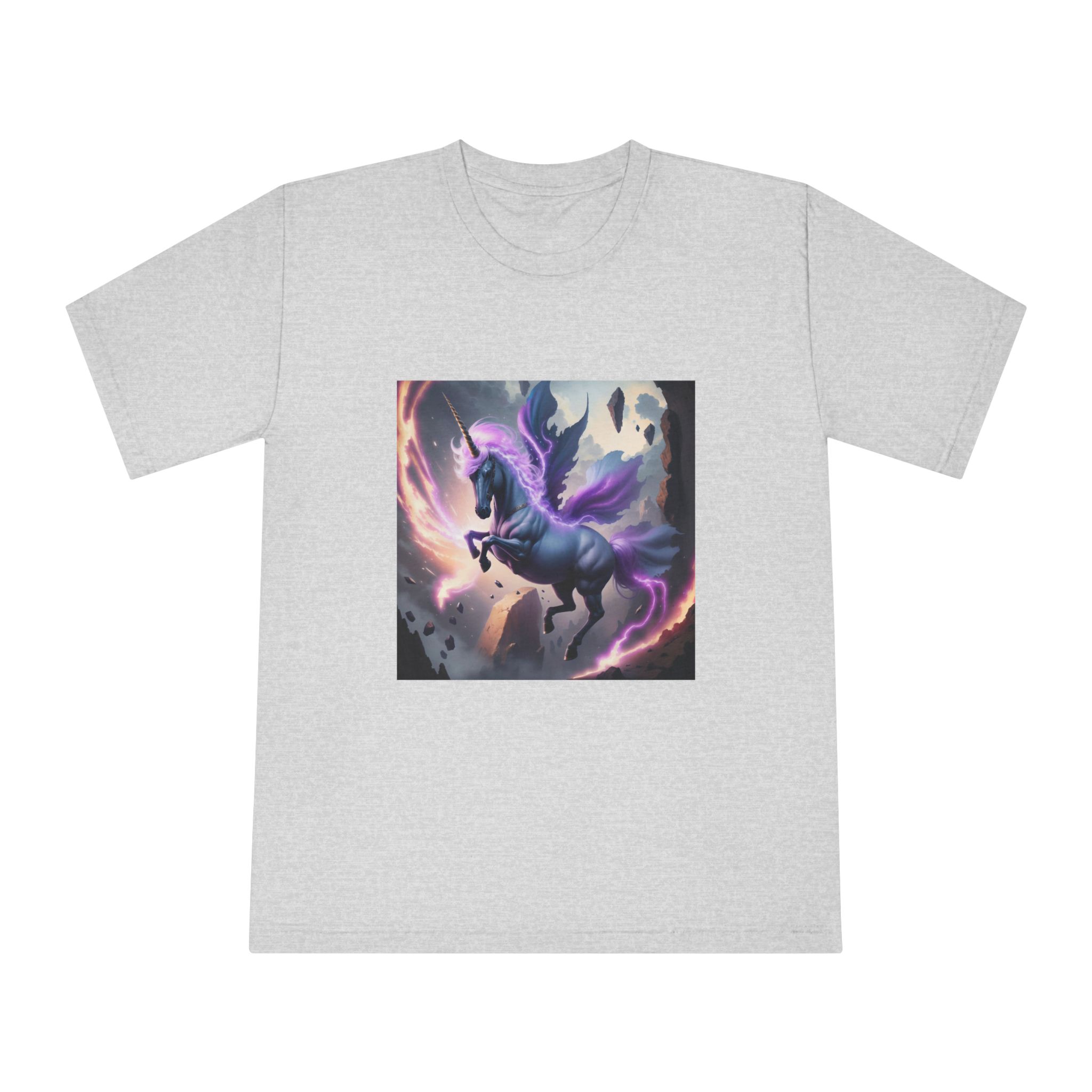 Unicorn Painting Unisex Classic Crewneck T Shirt - Image 13
