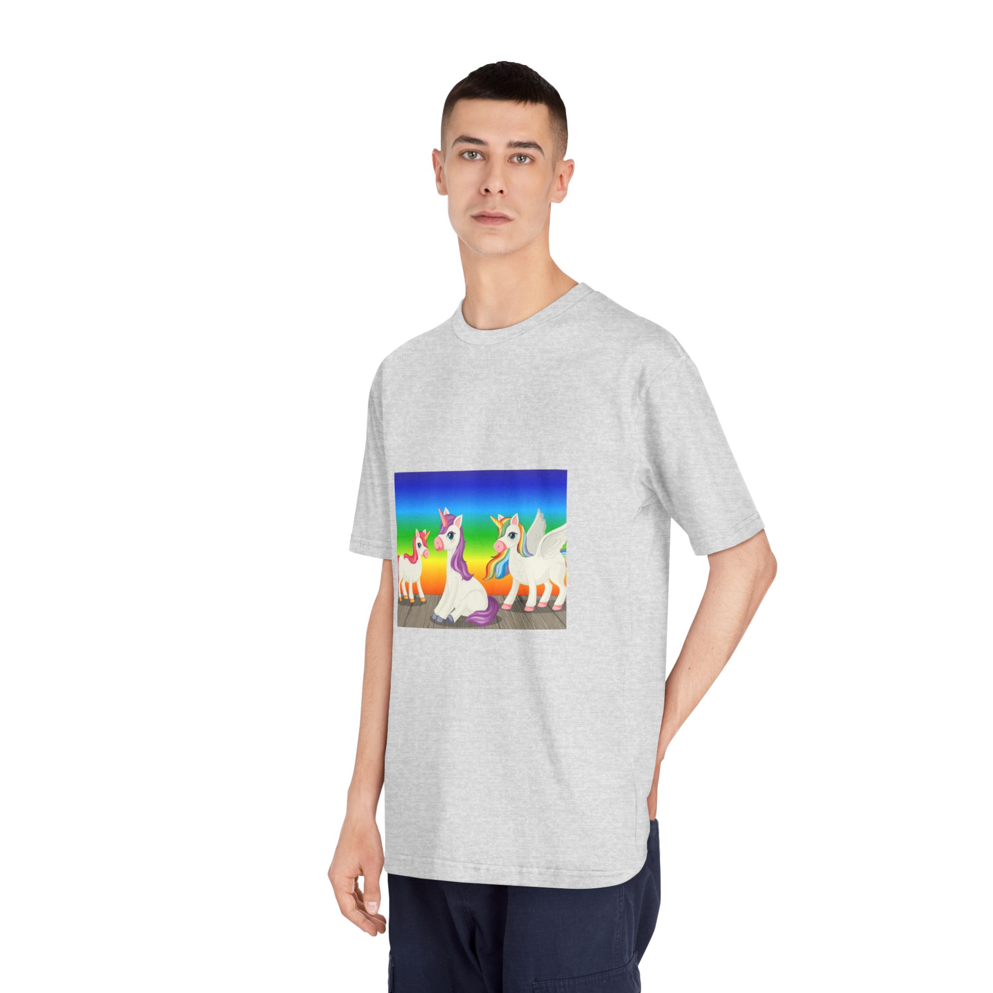Unicorn V711 Unisex Classic Crewneck T Shirt - Image 16