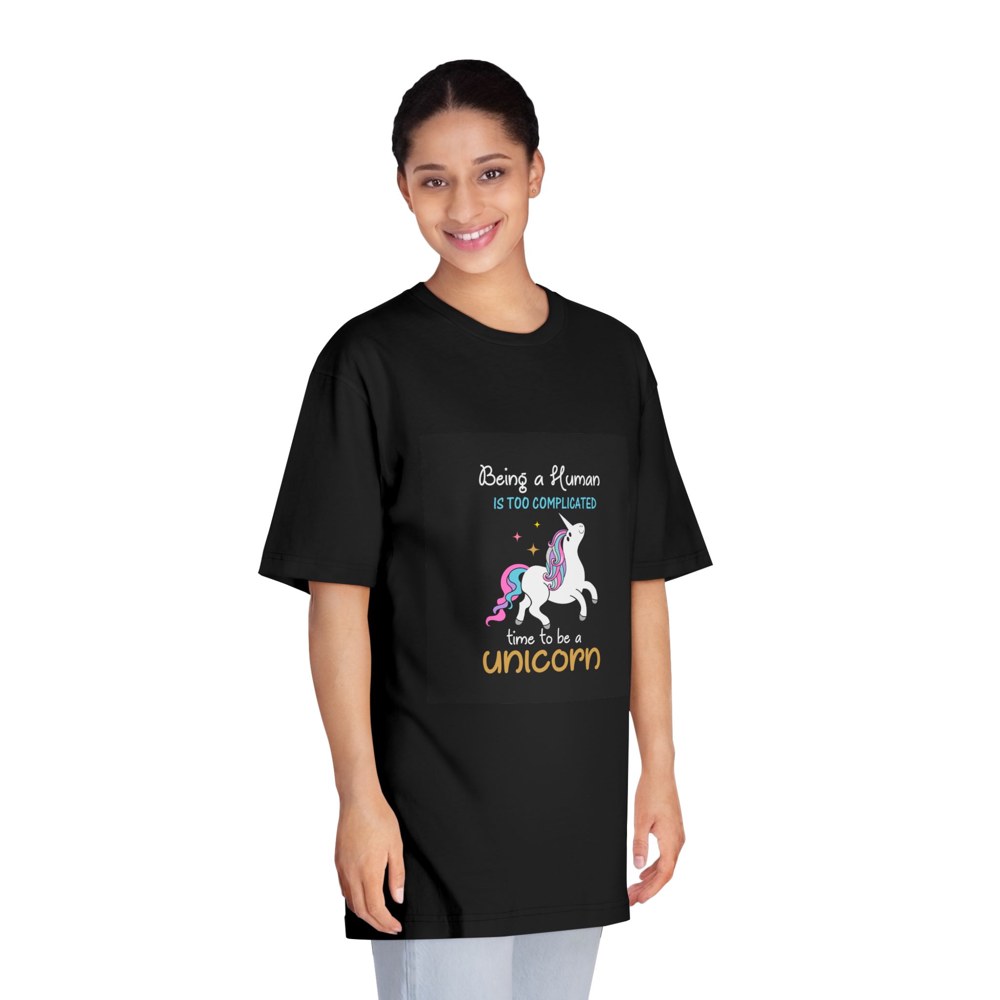 Unicorn 1 2 Unisex Classic Crewneck T Shirt - Image 7