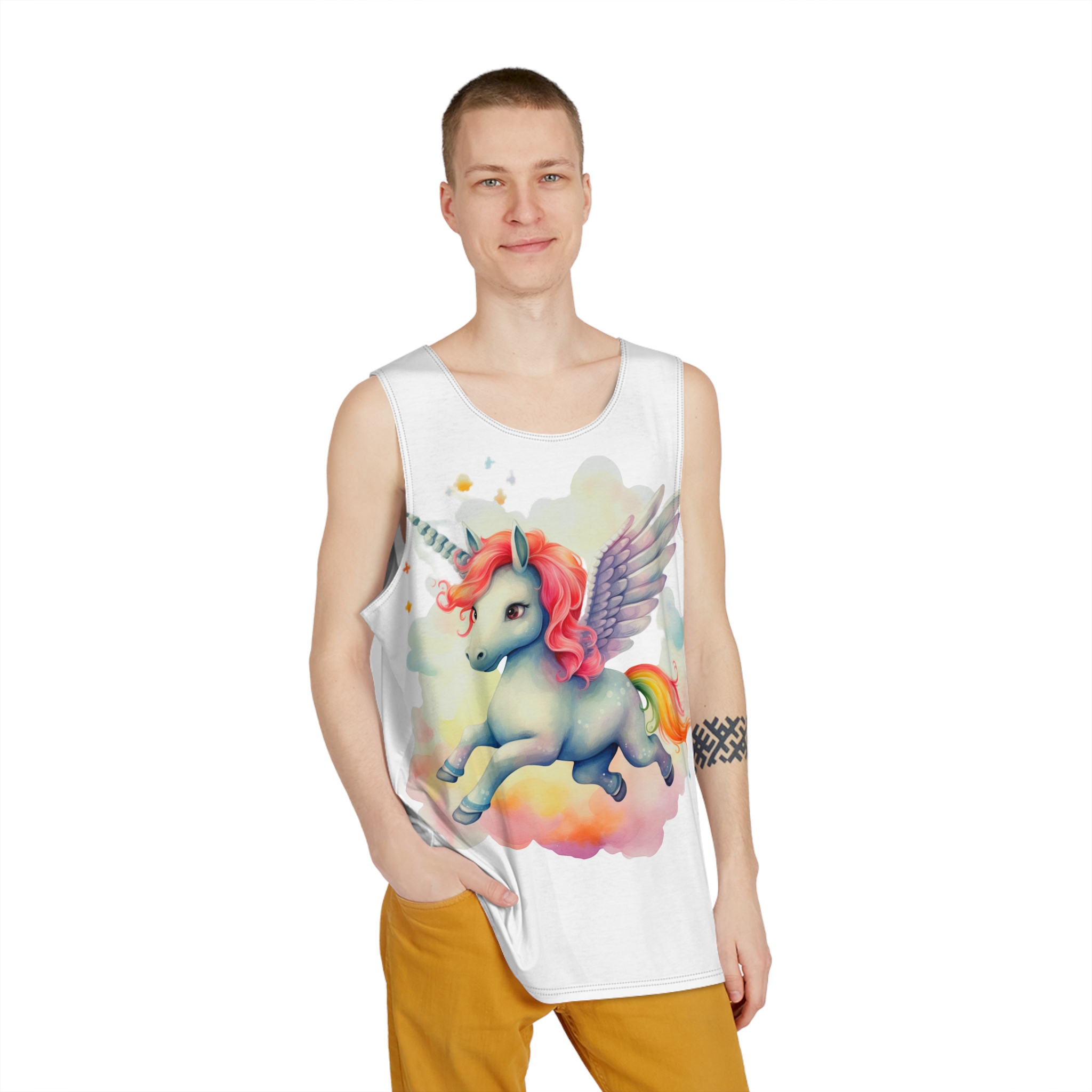 Unicorns 356 Mens Tank Aop - Image 3