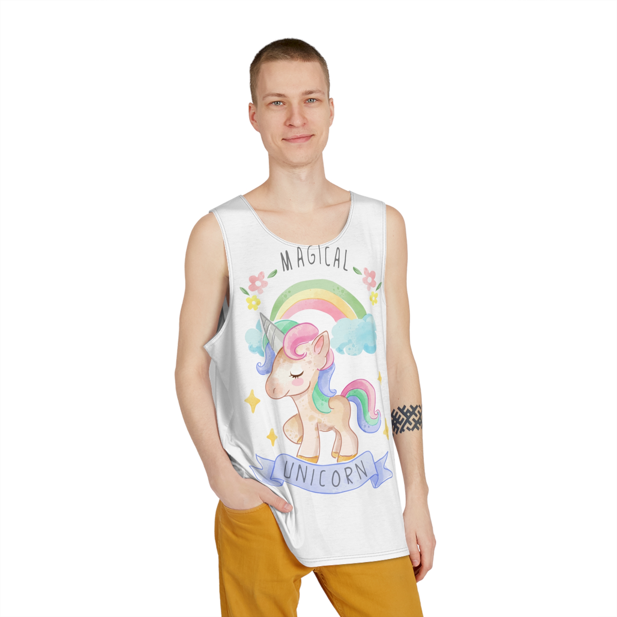 Unicorn V449 Mens Tank Aop - Image 3