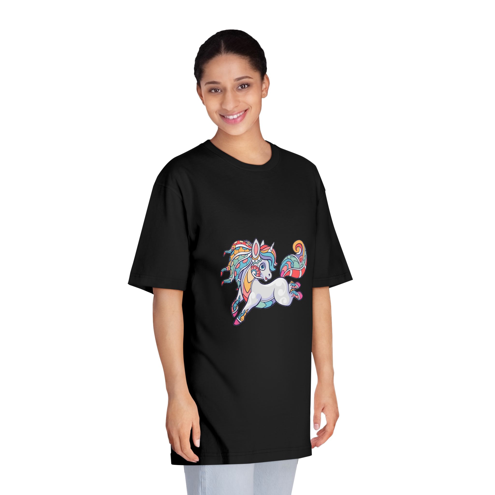 Unicorn V871 Unisex Classic Crewneck T Shirt - Image 7