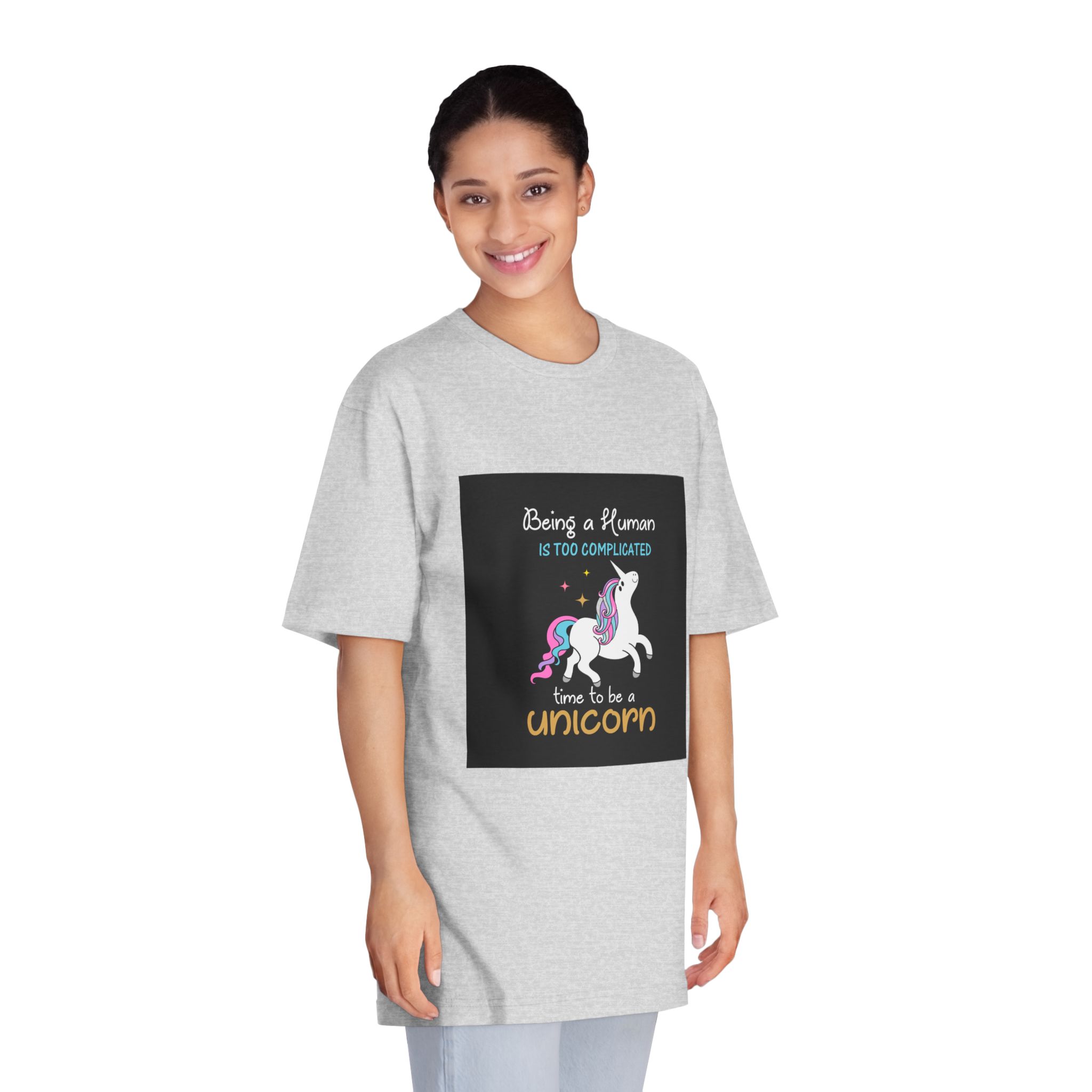 Unicorn 1 2 Unisex Classic Crewneck T Shirt - Image 15