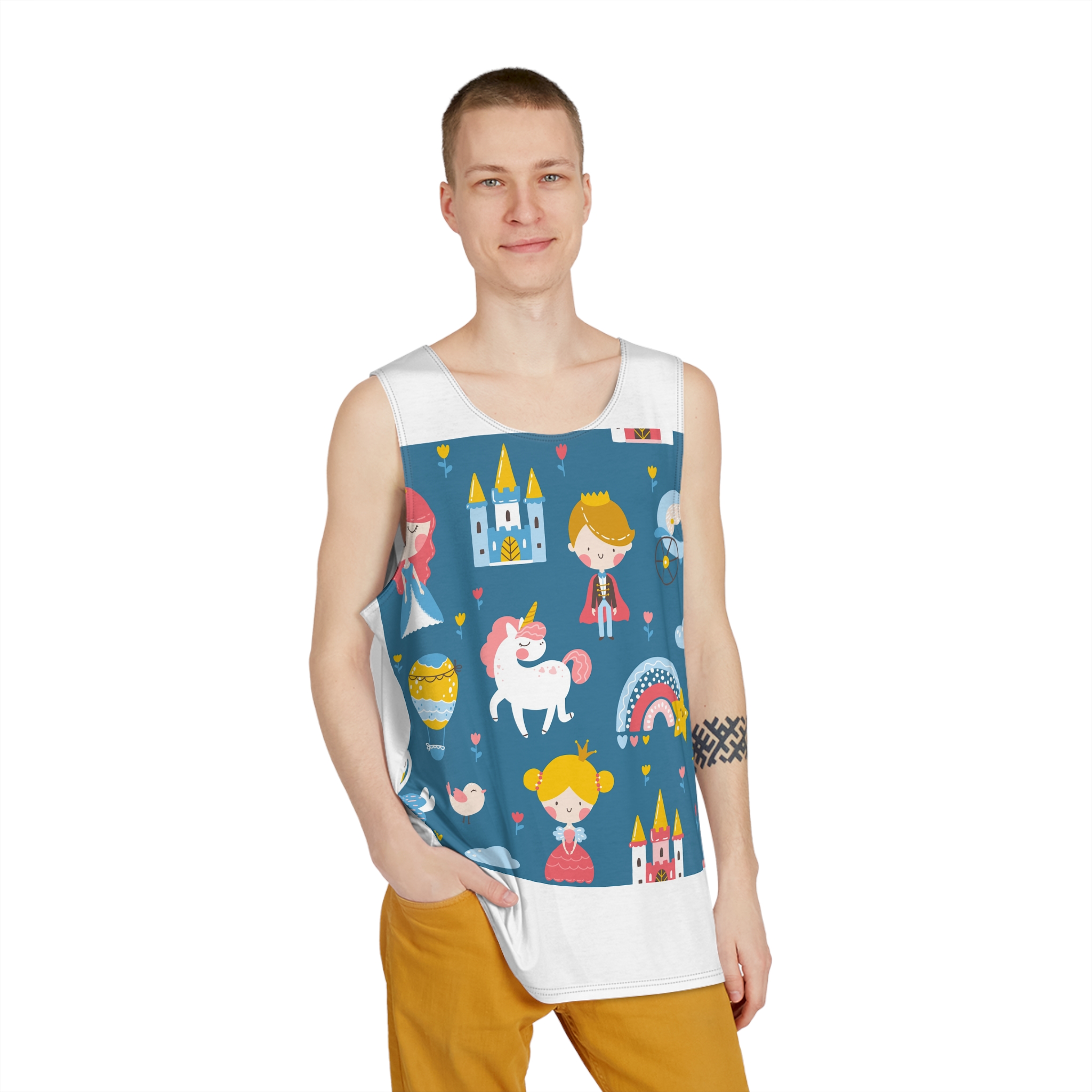 Unicorn V582 Mens Tank Aop - Image 3