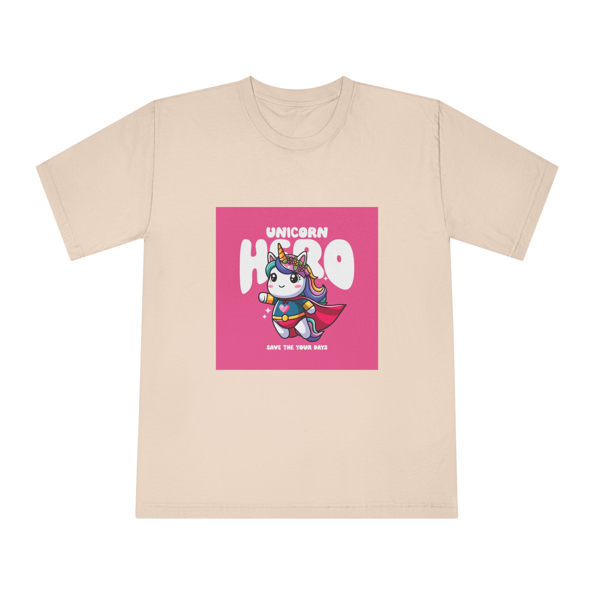 Unicorn Hero Unisex Classic Crewneck T Shirt - Image 9