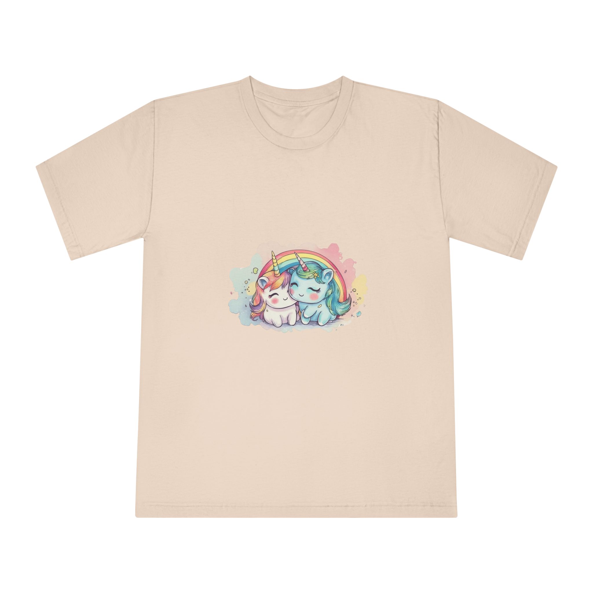 Two Cute Unicorns Unisex Classic Crewneck T Shirt - Image 9