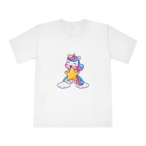 Cute Unicorn Star Unisex Classic Crewneck T Shirt