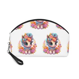 Flower Unicorn Makeup Bag