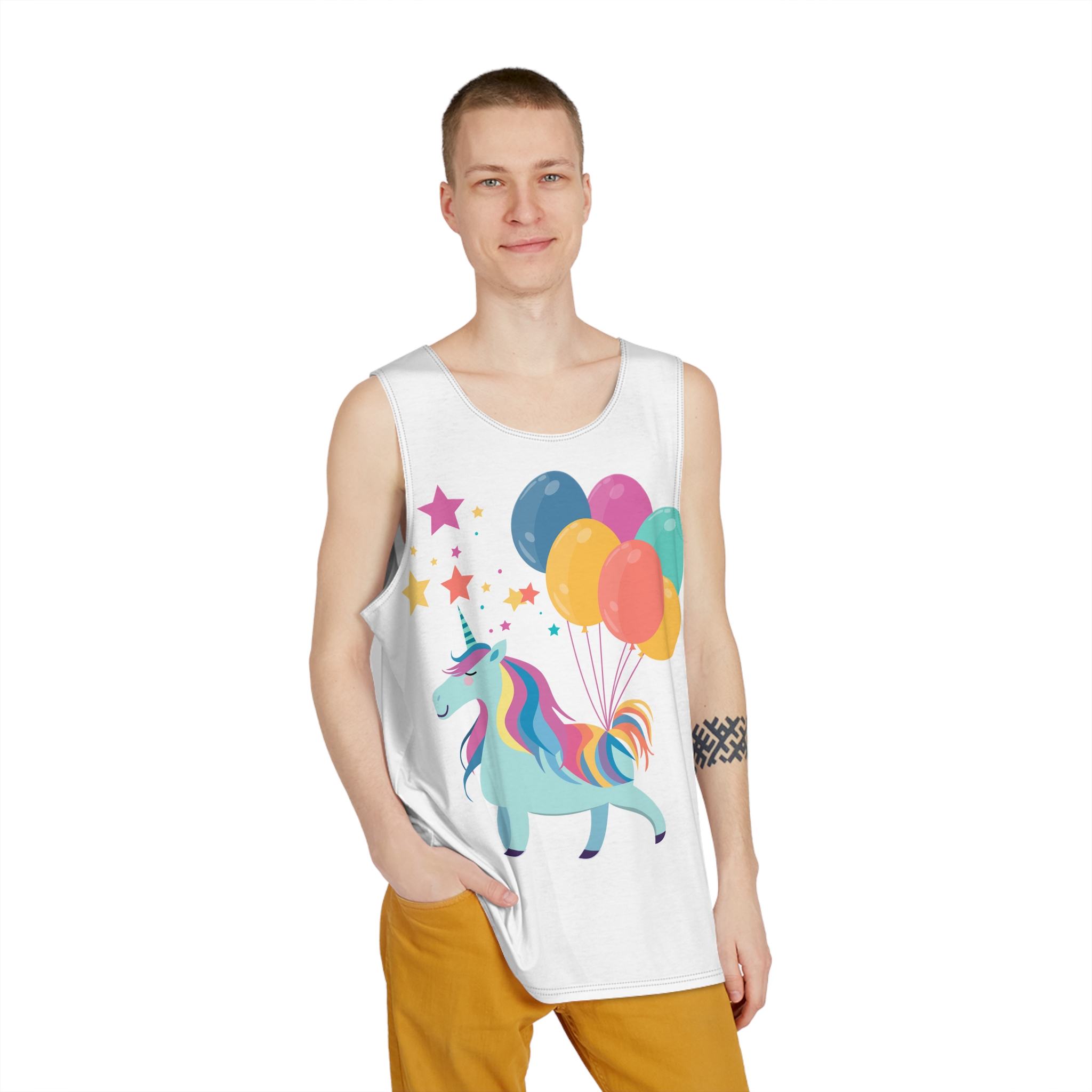 Unicorns 427 Mens Tank Aop - Image 3