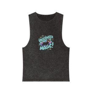 T Shirt Design Kids1 Unisex Stonewash Tank Top